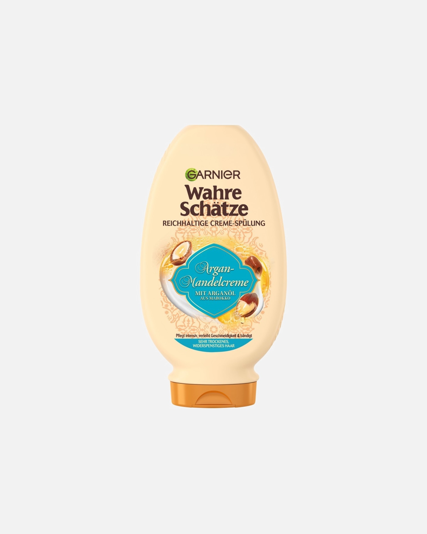 Conditioner für Unisex Garnier Wahre Schätze Reichhaltige Creme-Spülung Argan-Mandelcreme 250 ml