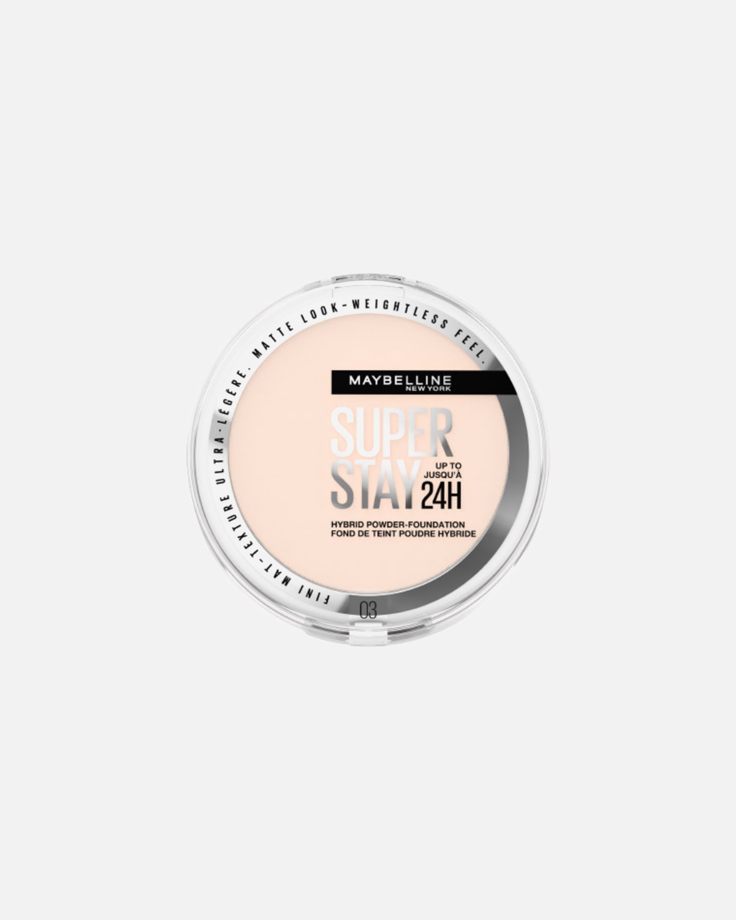 Foundation für Unisex Maybelline Super Stay 24H Hybrid Powder-Foundation Nr. 03