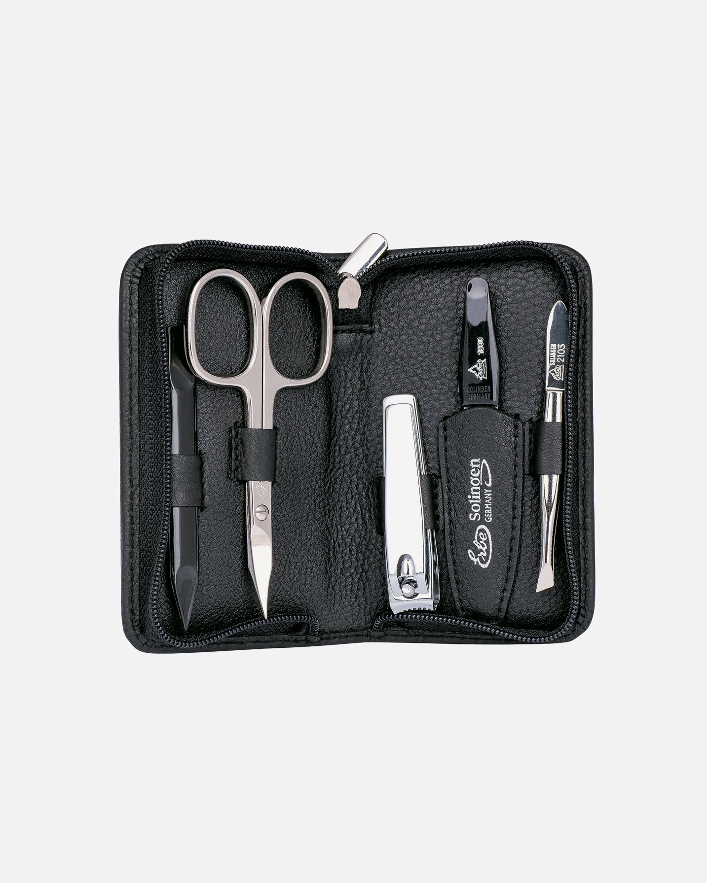 Étui for UnisexeERBESienaTrousse manucure zippée, noir, 5 pcs.1 unité