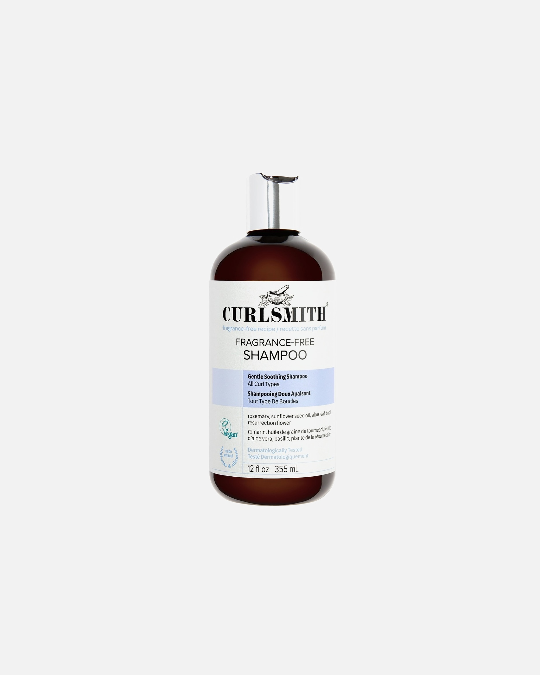 Shampoo für Unisex Curlsmith Fragrance-Free 355 ml