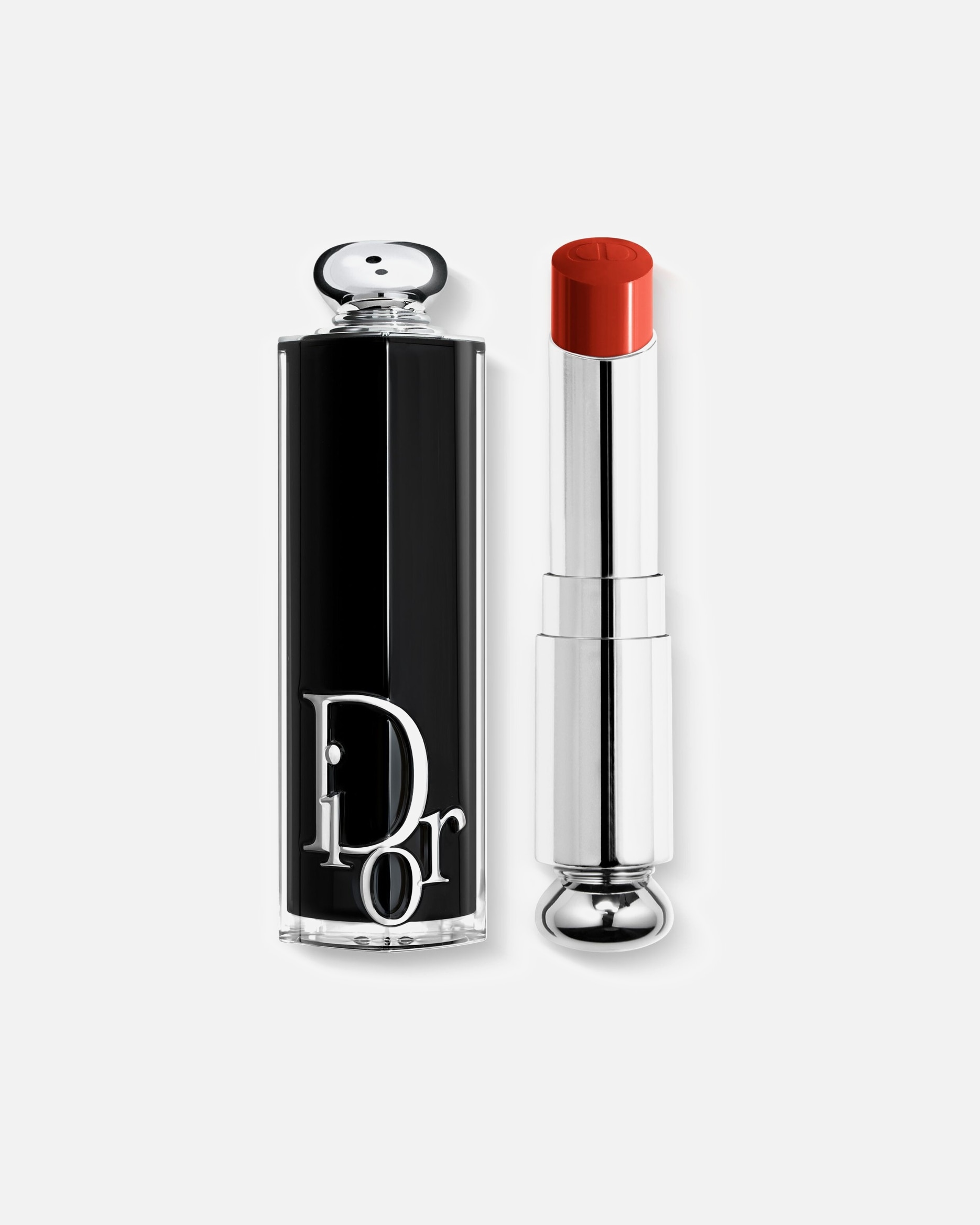 Rouge à lèvres for UnisexeDIORDior AddictRouge à lèvres au fini brillant - 90% d'ingrédients d'origine naturelle - RechargeableNr. Dior 8