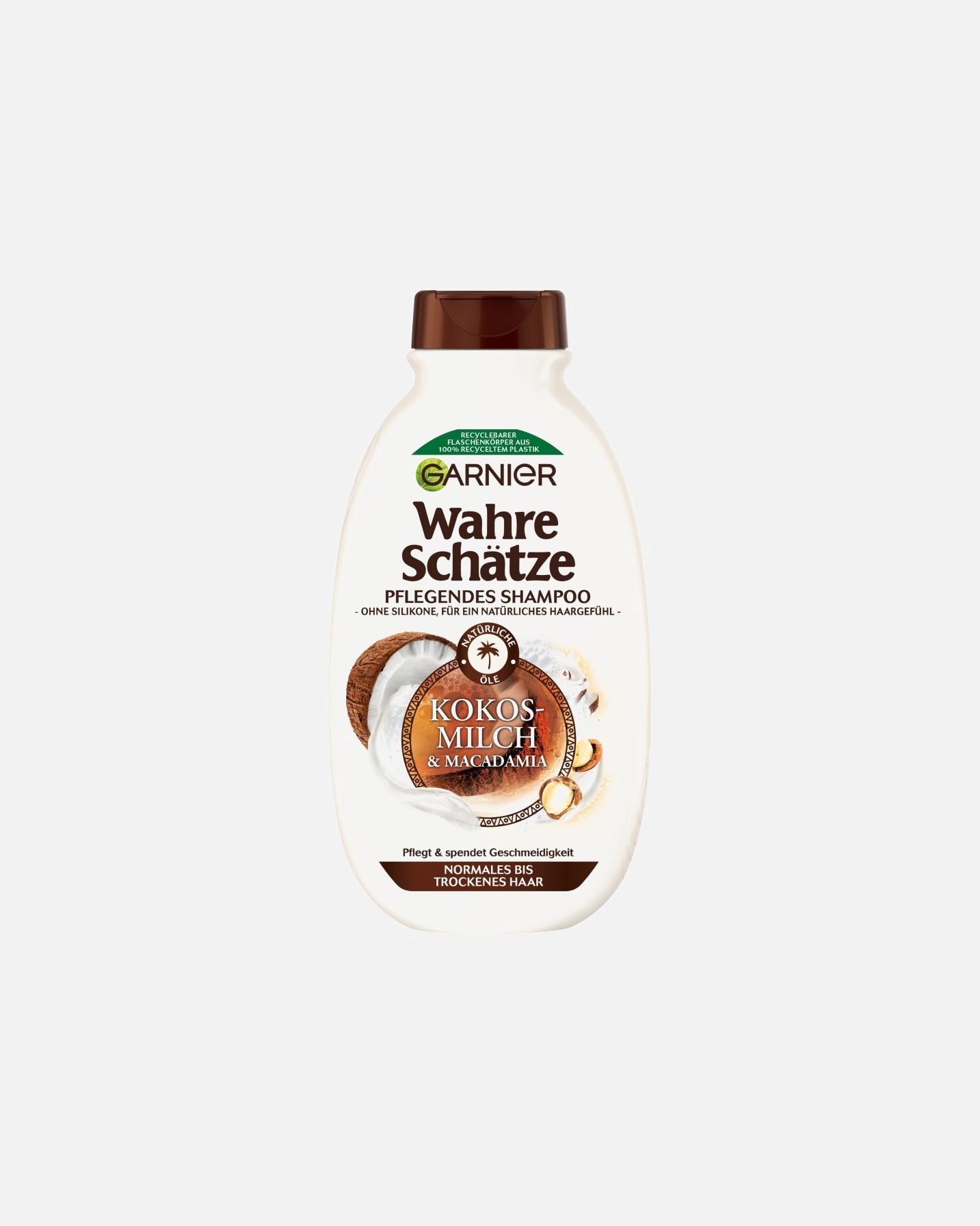 Shampoo für Unisex Garnier Wahre Schätze Kokosmilch & Macadamia 250 ml