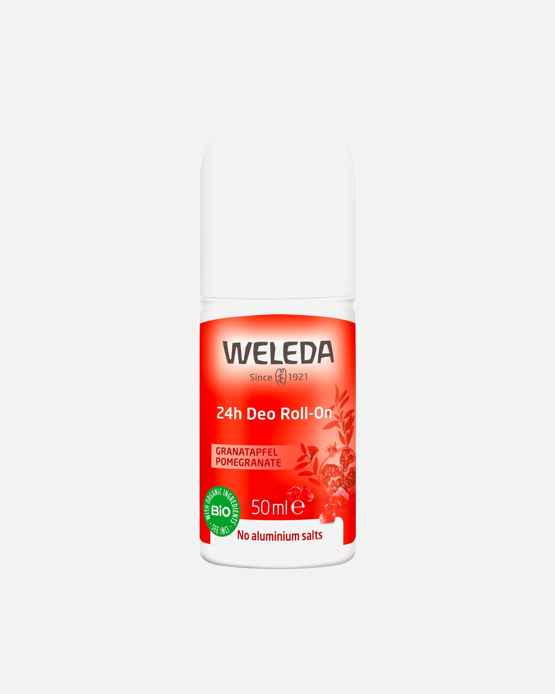Deodorant für Unisex Weleda Granatapfel 24h Deo Roll-On 50 ml