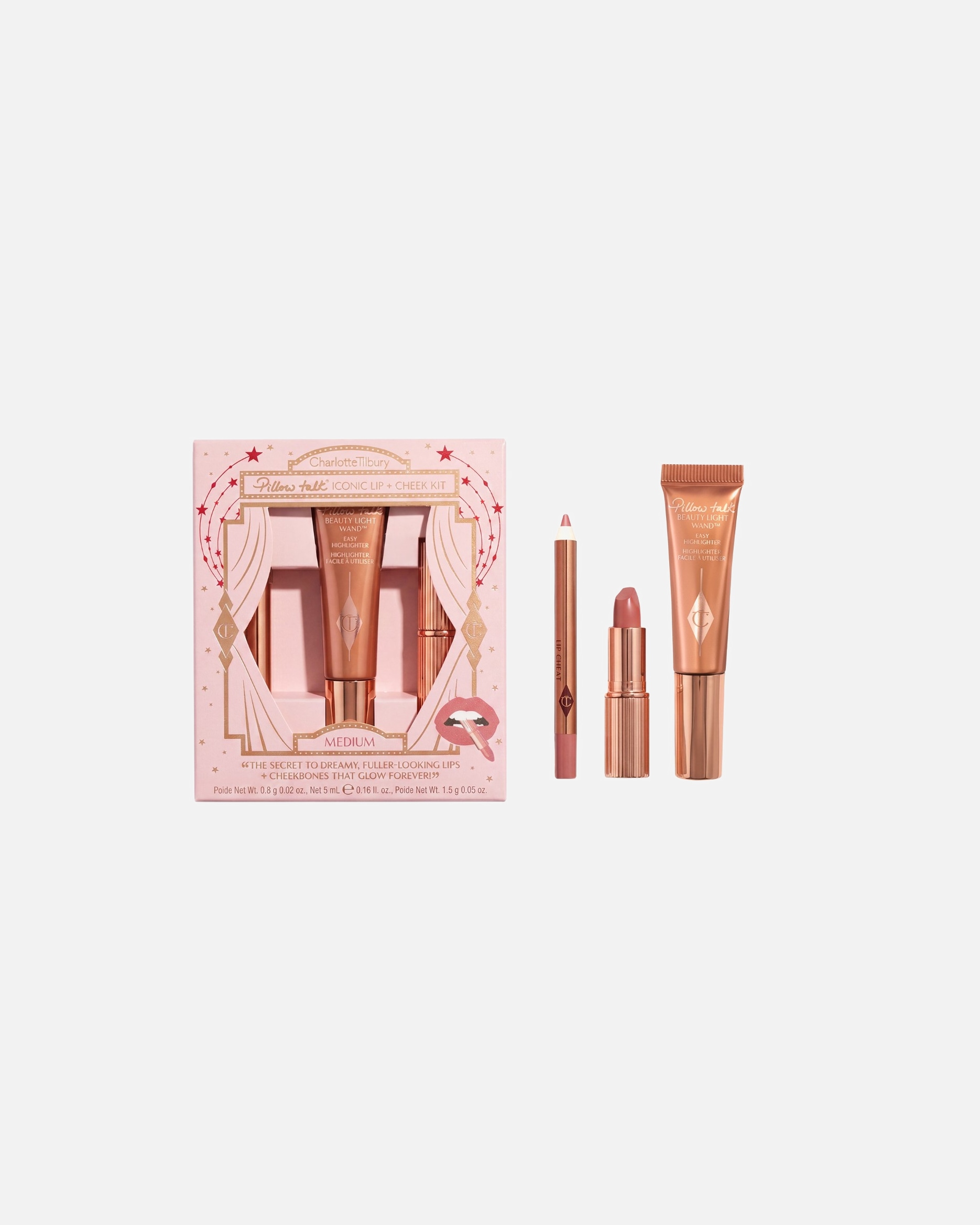 Coffret de maquillage pour les lèvres for UnisexeCharlotte TilburyPILLOW TALK ICONIC LIP + CHEEK KIT - MEDIUMMEDIUM