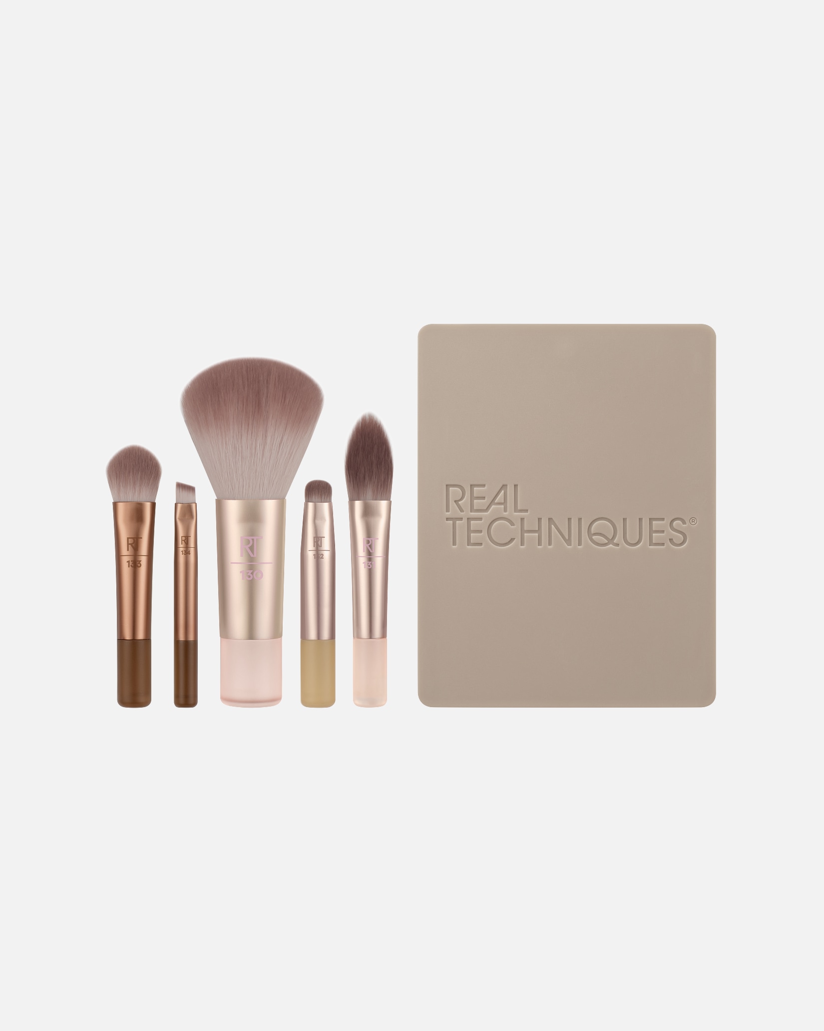 Pinselset für Unisex Real Techniques New Nudes 2.0 On-The-Glow Mini-Set