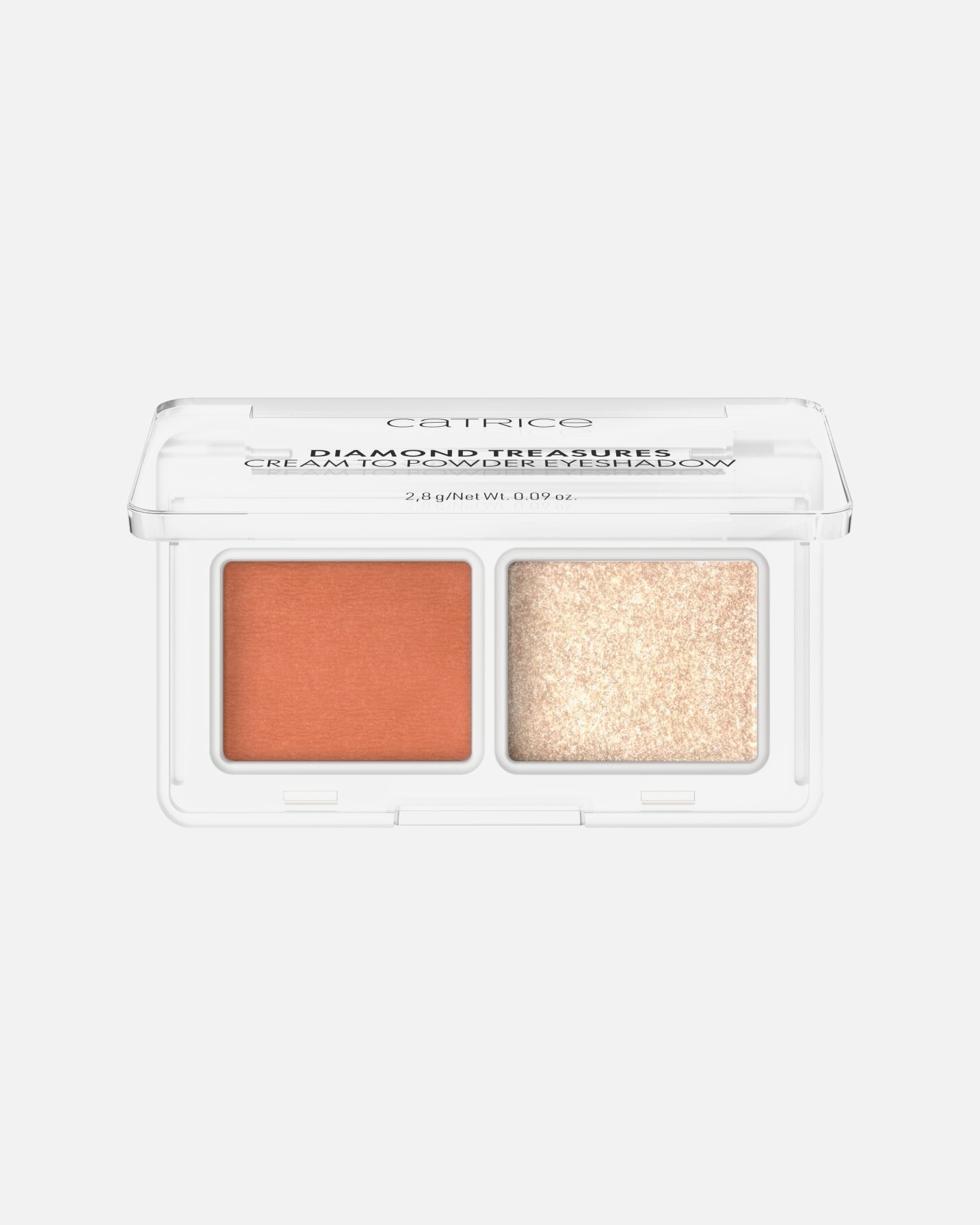 Ombre à paupières for UnisexeCatriceDiamond Treasures Cream to Powder050 - PEACH GLEAM