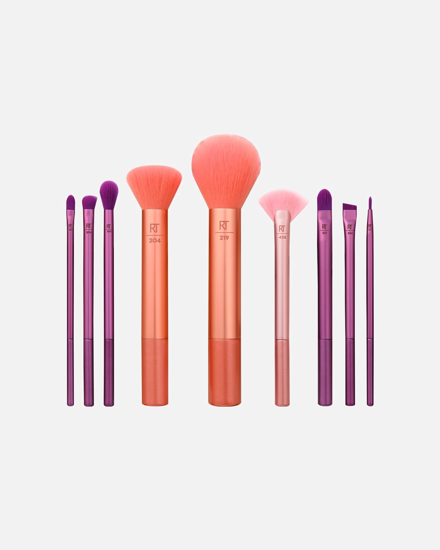 Kit de pinceaux for UnisexeReal TechniquesInsta Artist Set360 Detailer Brush x1 + 306 Instapop Eye Crease Brush x1 + 320 Blending Crease Brush x1 + 204 Buffing Brush x1 + 219 Ultimate Powder Brush x1 + 428 Precision Fan x1 + 357 Pop Shadow x1 + 356 Angled Liner x1 + 311 Fine Liner x1