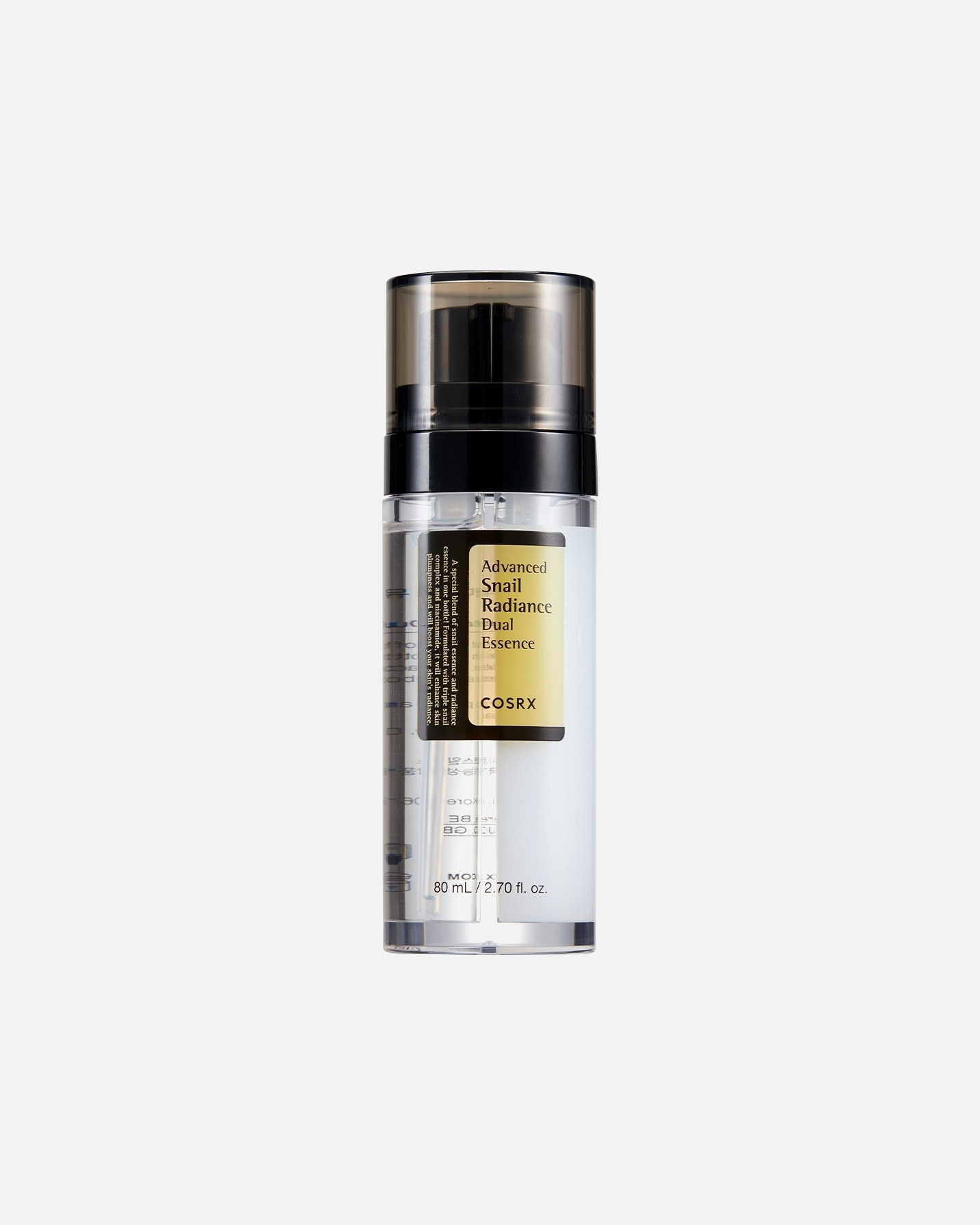 Glow Serum für Unisex Cosrx Advanced Snail Radiance Dual Essence 80 ml