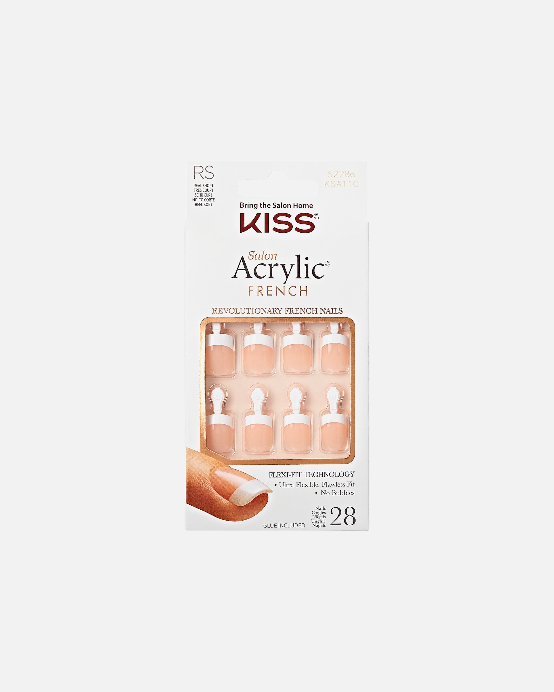 Kunstnägel für Unisex KISS Power Play 1 Stück