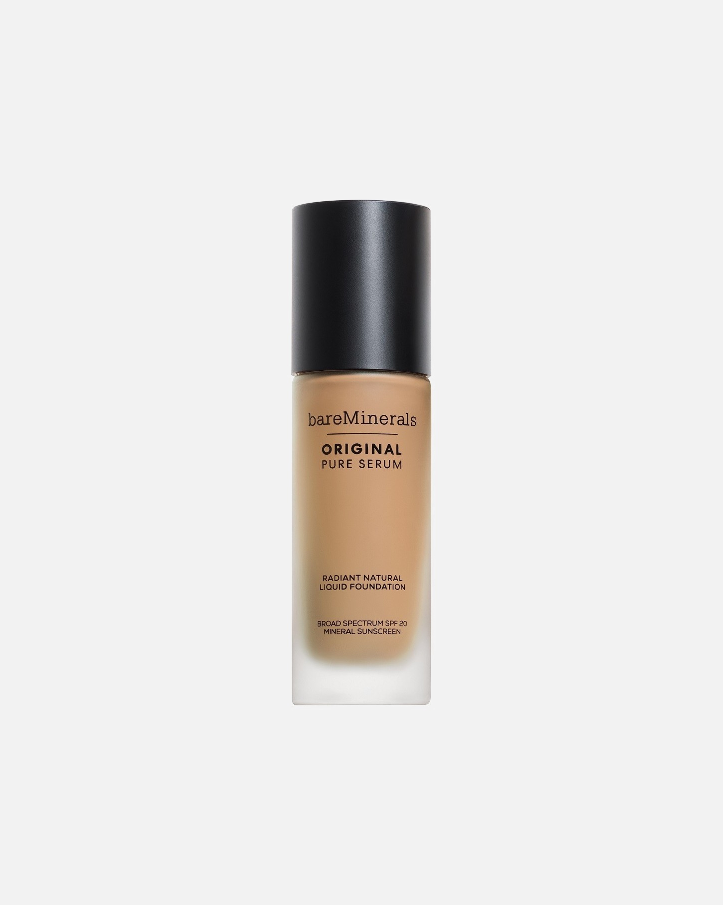 Fond de teint for UnisexebareMineralsOriginalPure Serum Radiant Natural Liquid Foundation Mineral SPF 20Medium Neutral 3