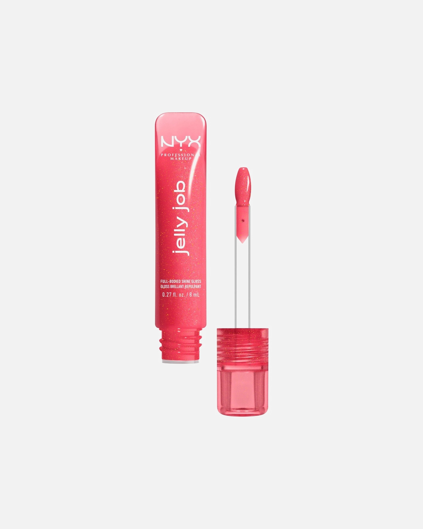 Lipgloss für Unisex NYX Professional Makeup Jelly Job Peptide Infused Jelly Gloss 08 - JELLY KISSD