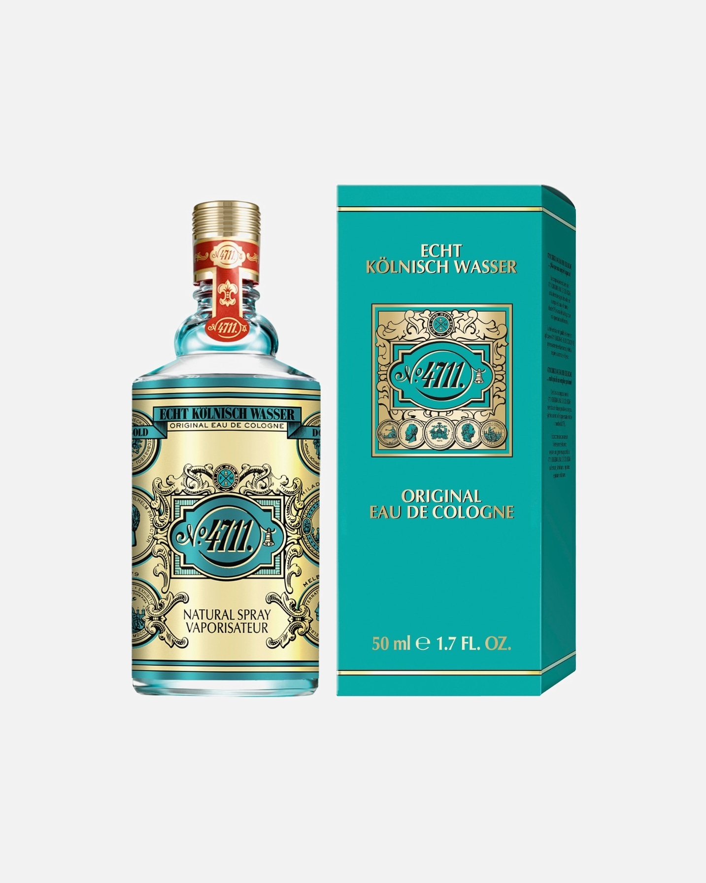 Eau de Cologne for Unisexe4711Real Kölnisch Wasser Natural50 ml