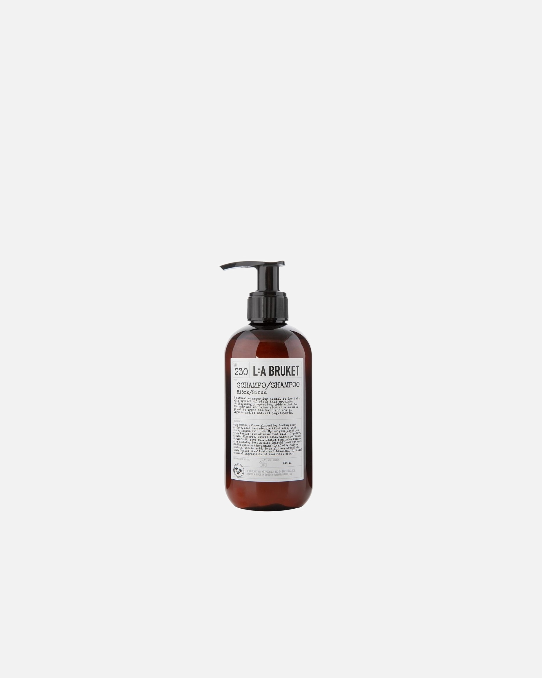 Shampooing for UnisexeL:A BRUKETNo. 230 Birch240 ml