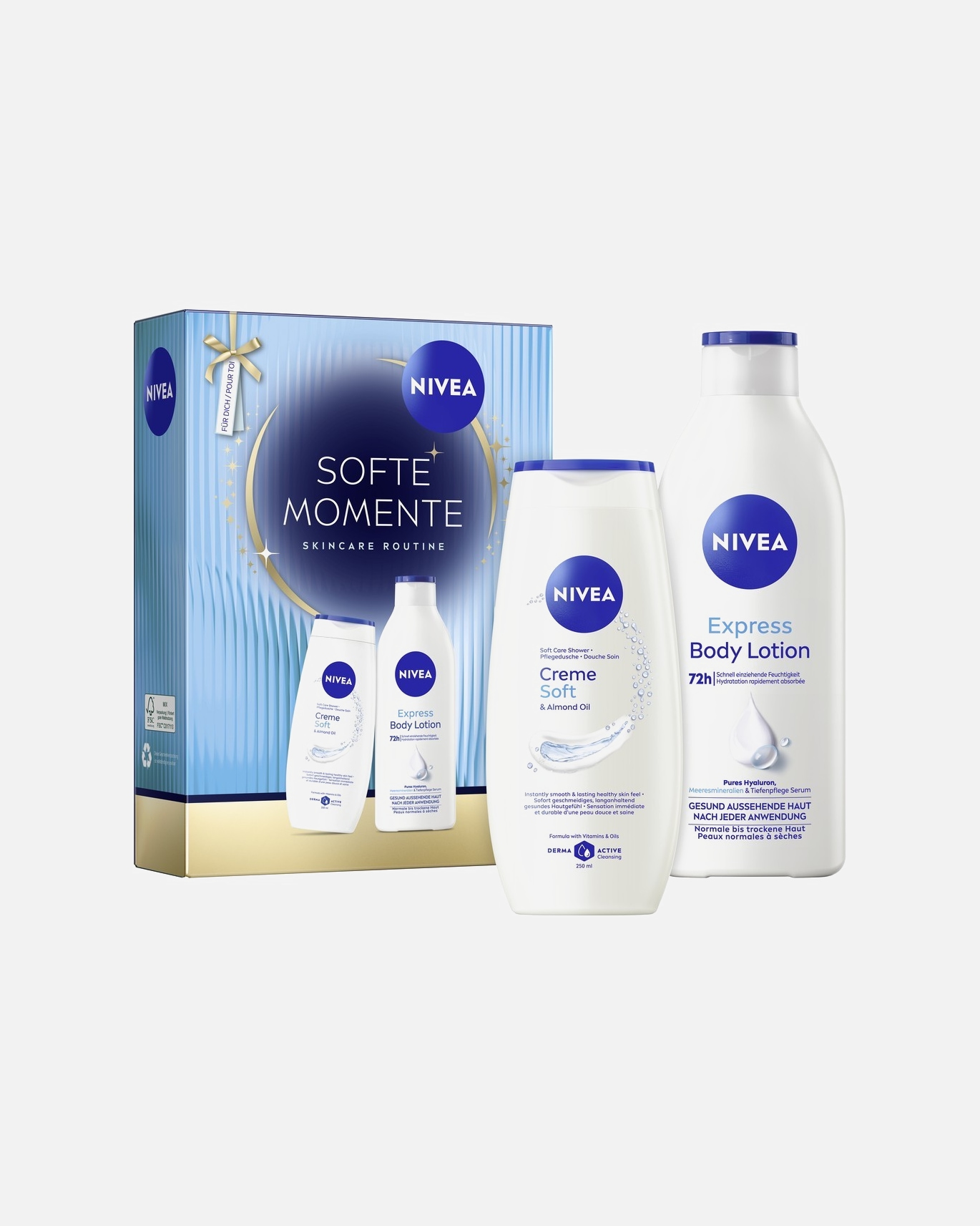 Körperpflegeset für Unisex NIVEA Softe Momente 1 Stück