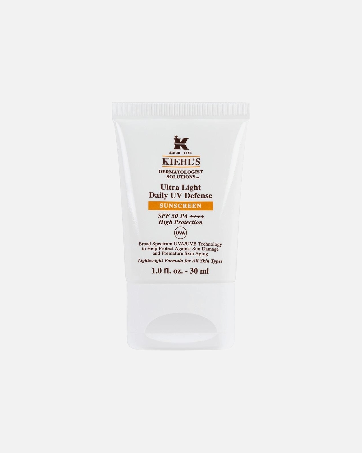 Sonnencreme für Unisex Kiehl’s Ultra Light Daily UV Defense SPF 50 30 ml