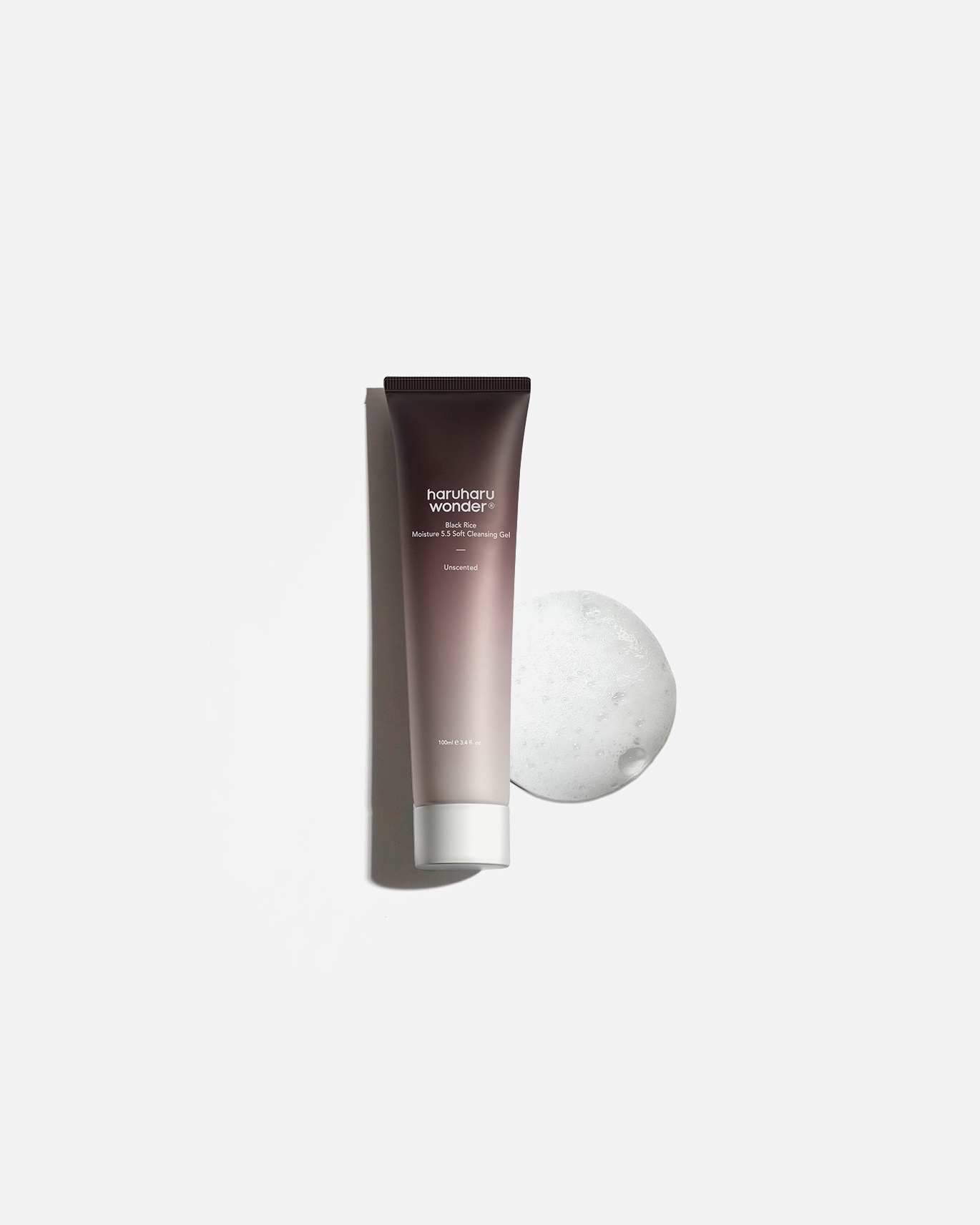 Reinigungsgel für Unisex HaruHaru haruharu wonder Black Rice Moisture 5.5 Soft Cleansing Gel 100ml 100 ml
