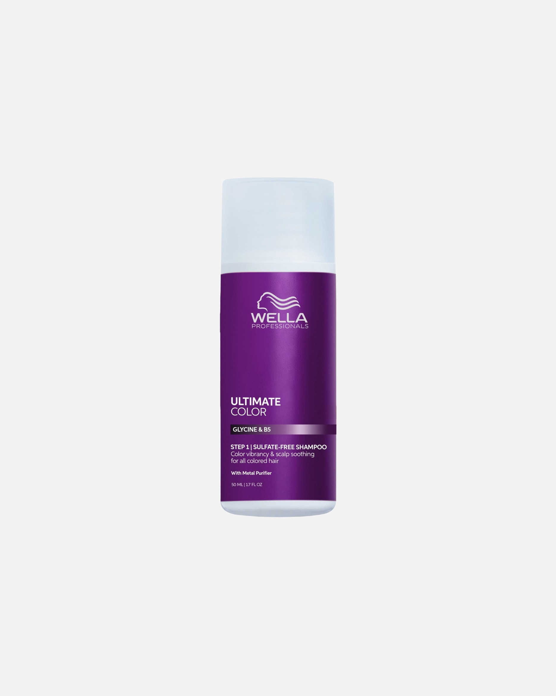 Shampoo für Unisex Wella Professionals Ultimate Color Step 1 | Sulfatfrei, mit Glycine & B5 50 ml