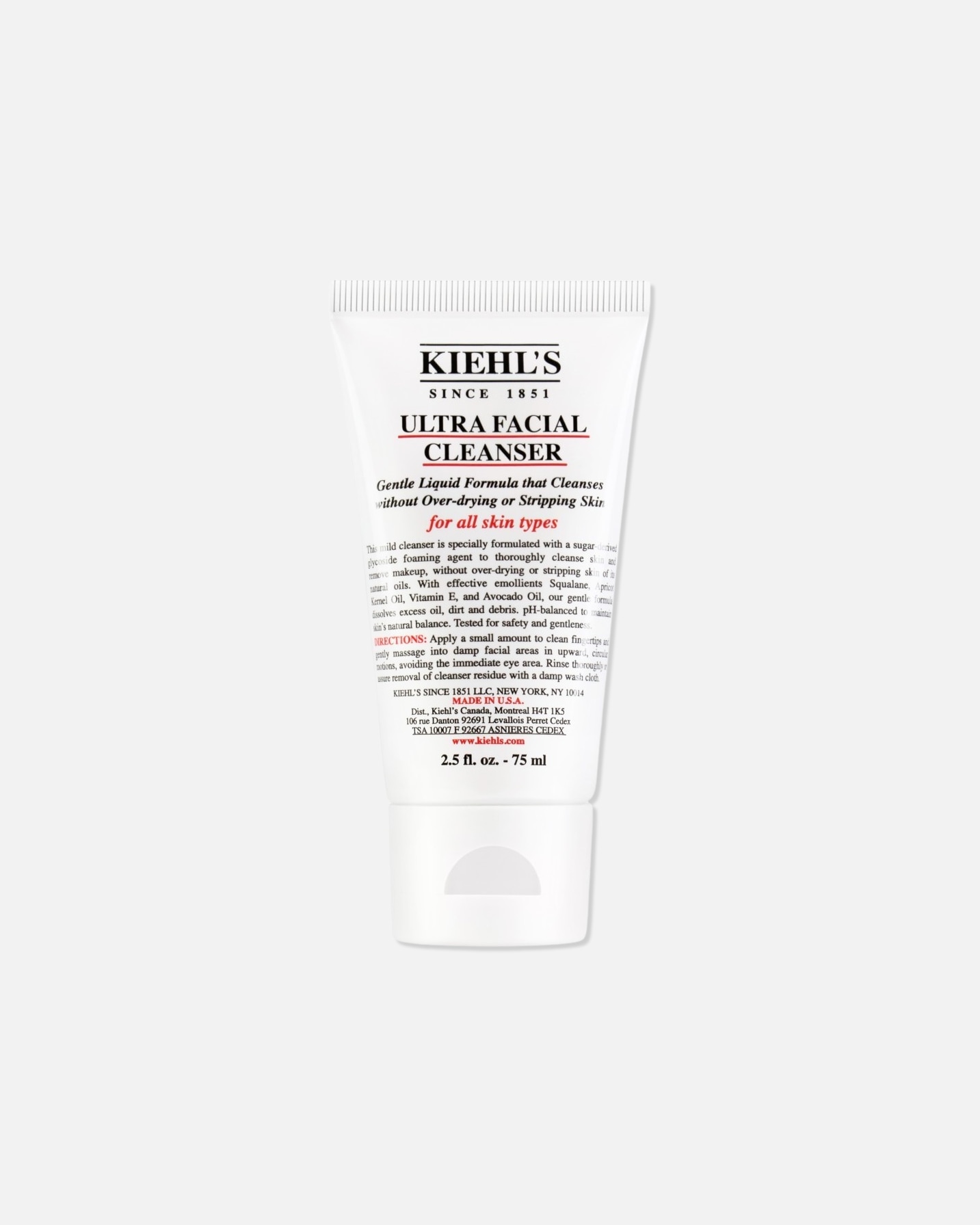 Reinigungsgel für Unisex Kiehl’s Ultra Facial Cleanser Reisegröße