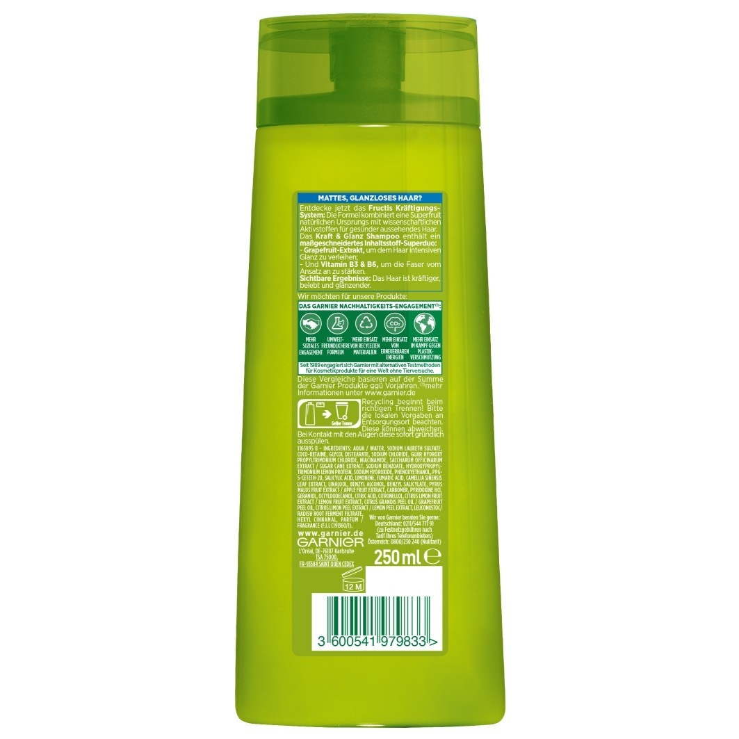 Garnier Fructis Kräftigende Spülung Kraft Zuwachs 200 Ml