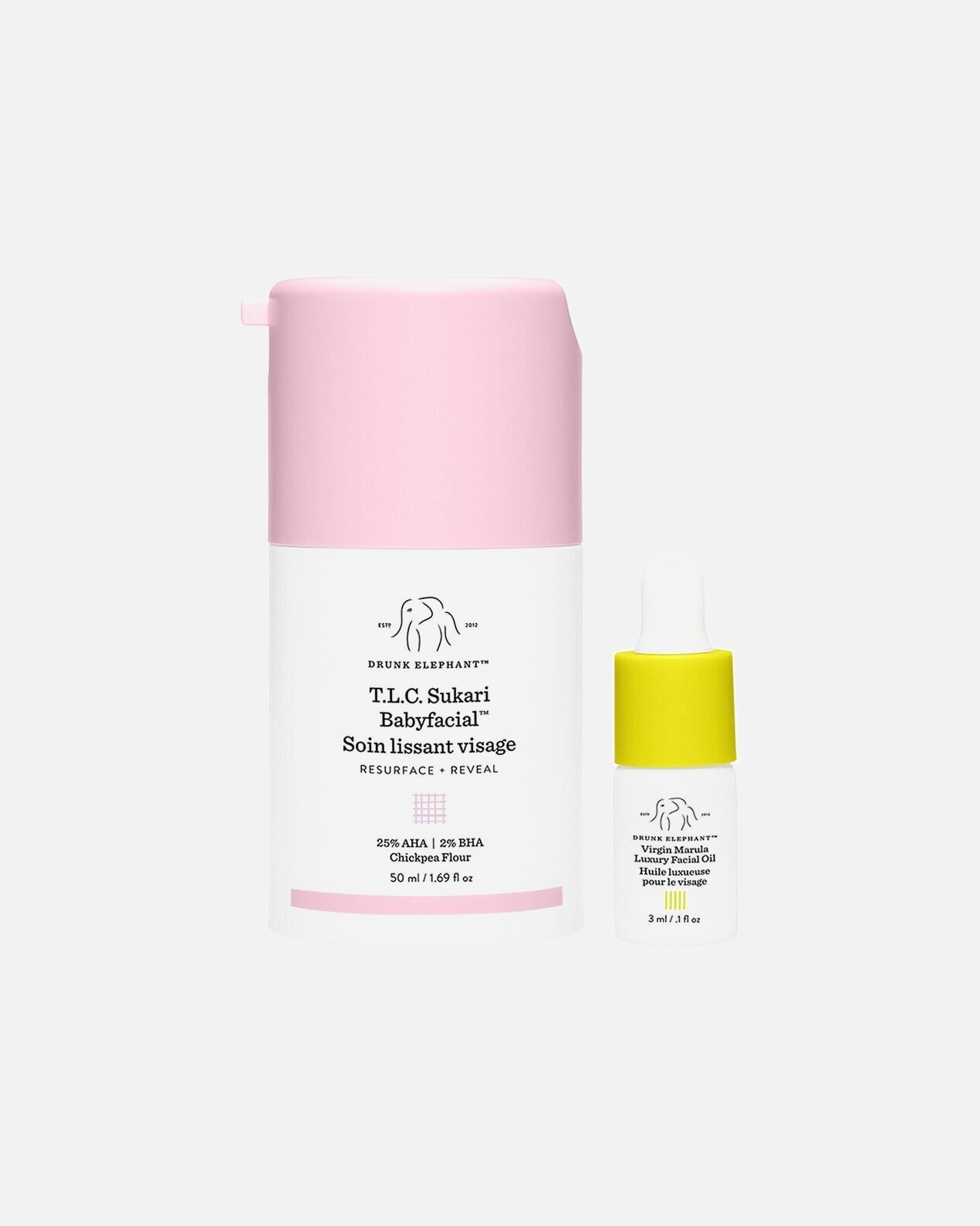 Glow Maske für Unisex Drunk Elephant T.L.C. Sukari Babyfacial 50 ml