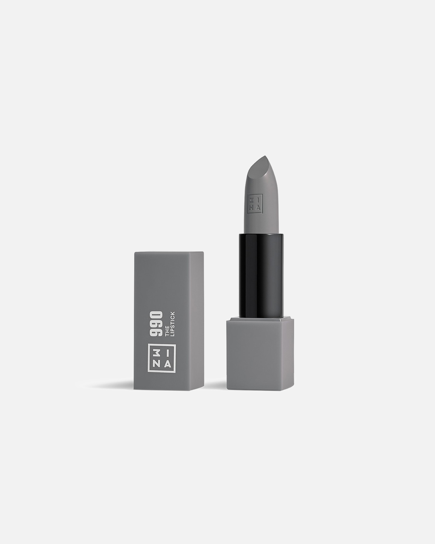 Lippenstift für Unisex 3INA The Lipstick Nr. 990 - Gray
