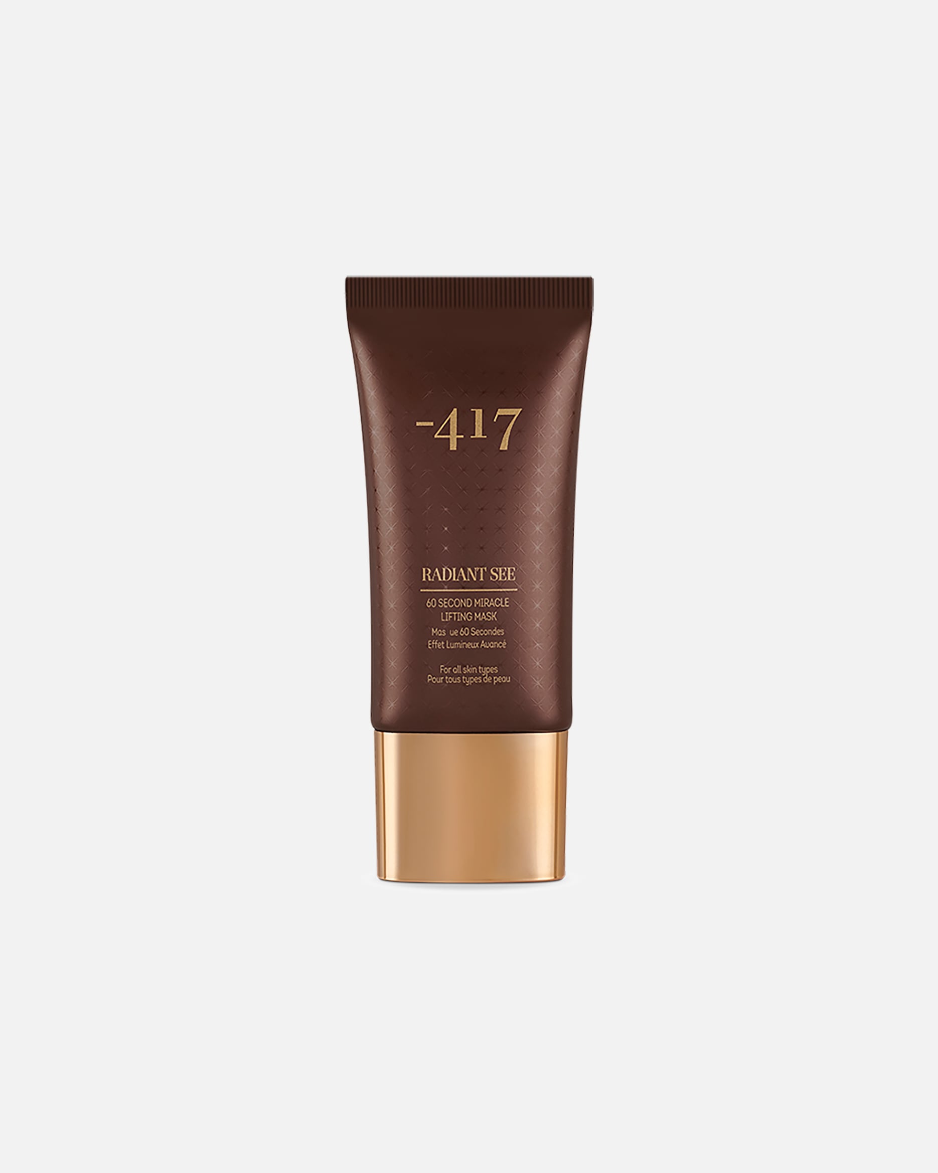 Glow Maske für Weiblich -417 Maske 60 Sekunden Lichteffekt Erweitert 50 ml