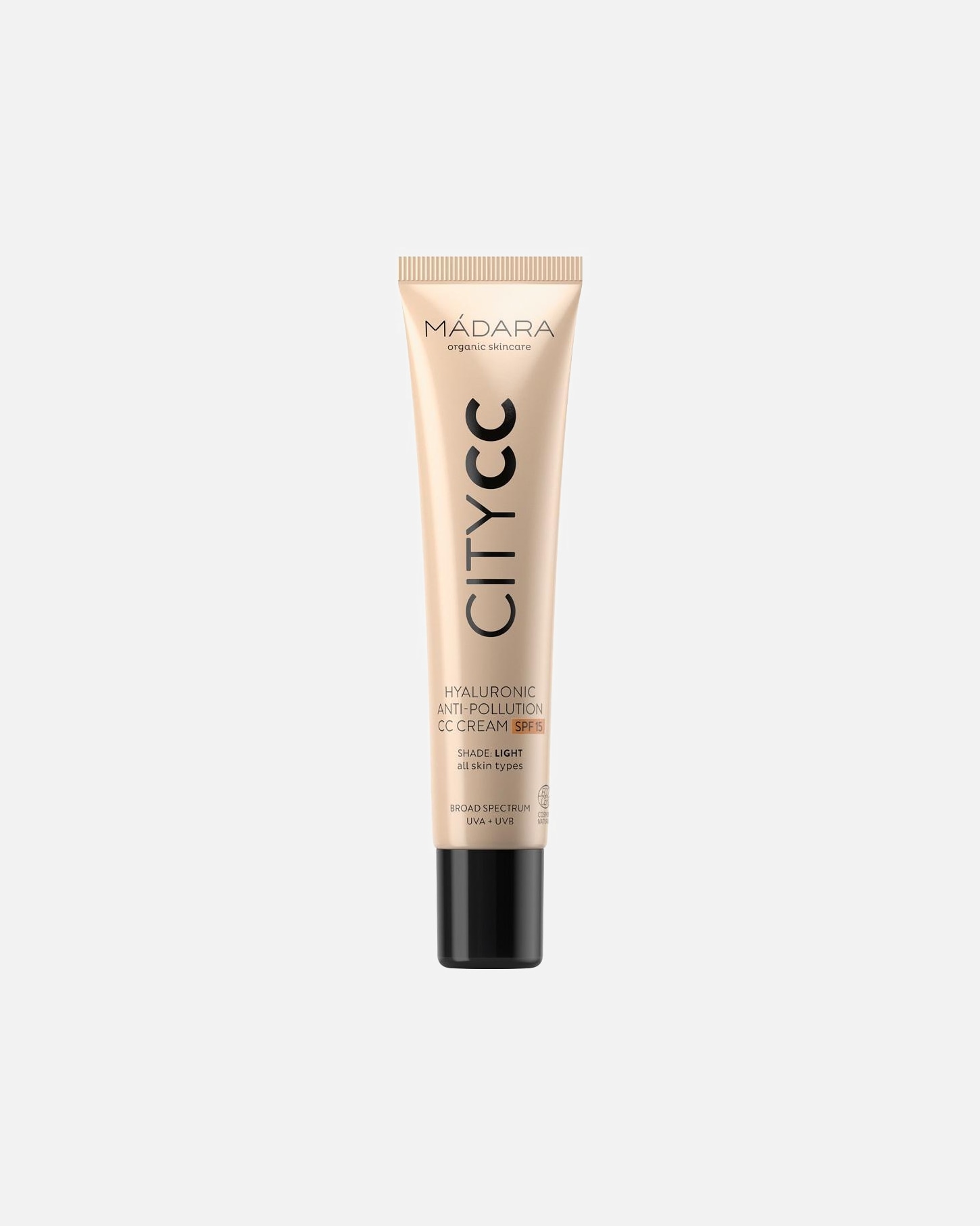 CC crème for UnisexeMadaraCity CCCITY CC Crème Anti-Pollution À L’Acide Hyaluronique Avec SPF15 #LIGHTLight Beige