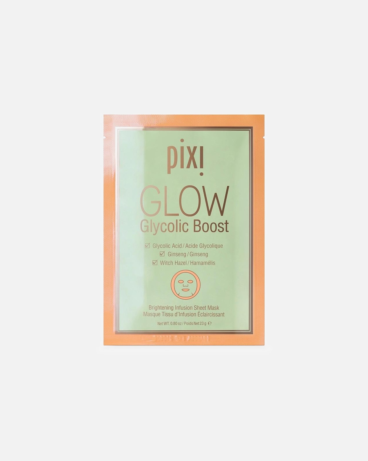 Tuchmaske für Unisex Pixi Glow Glycolic Boost 3 Stück