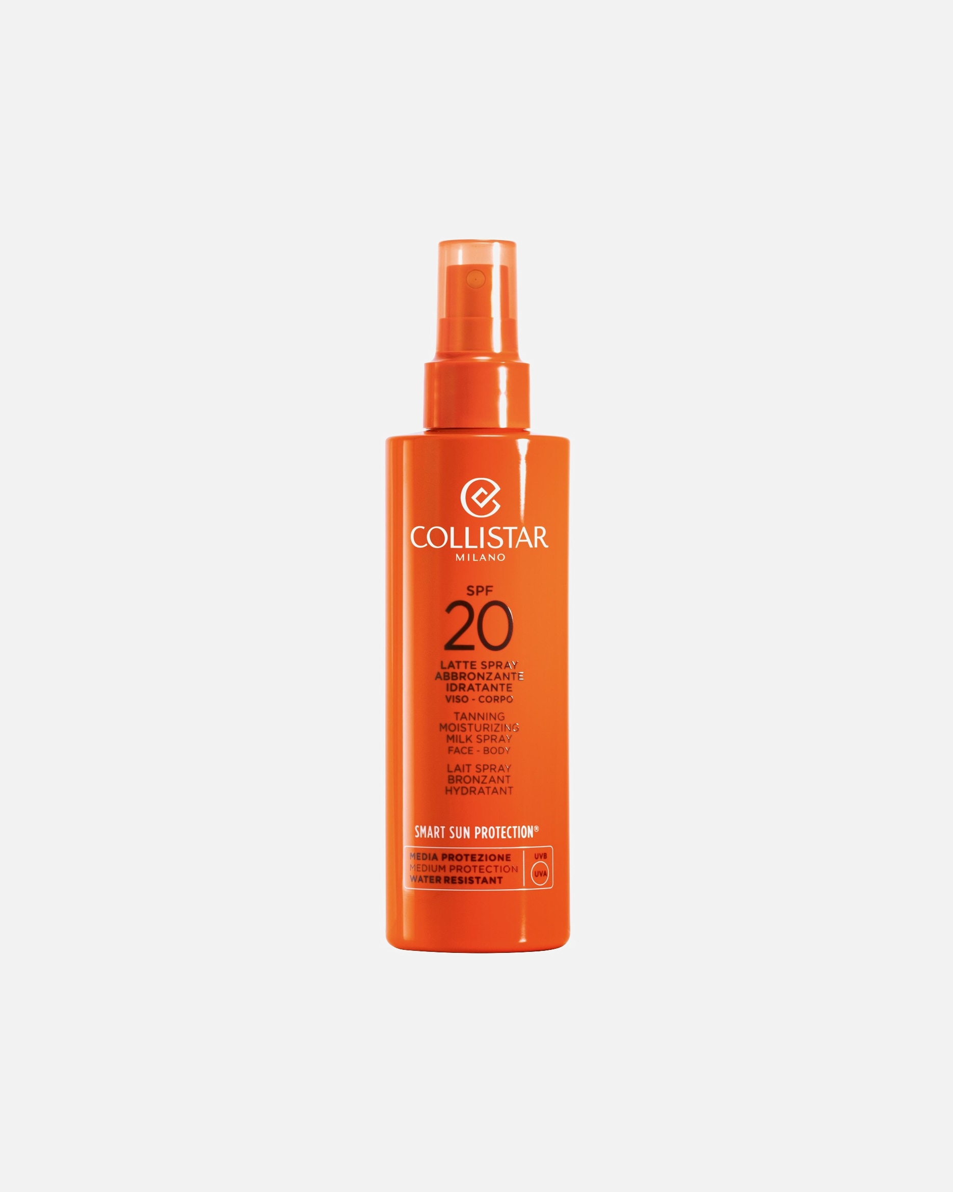 Sonnenspray für Unisex Collistar Sun Care Tanning Moisturizing Milk Spray Face-Body Spf 20 200 ml