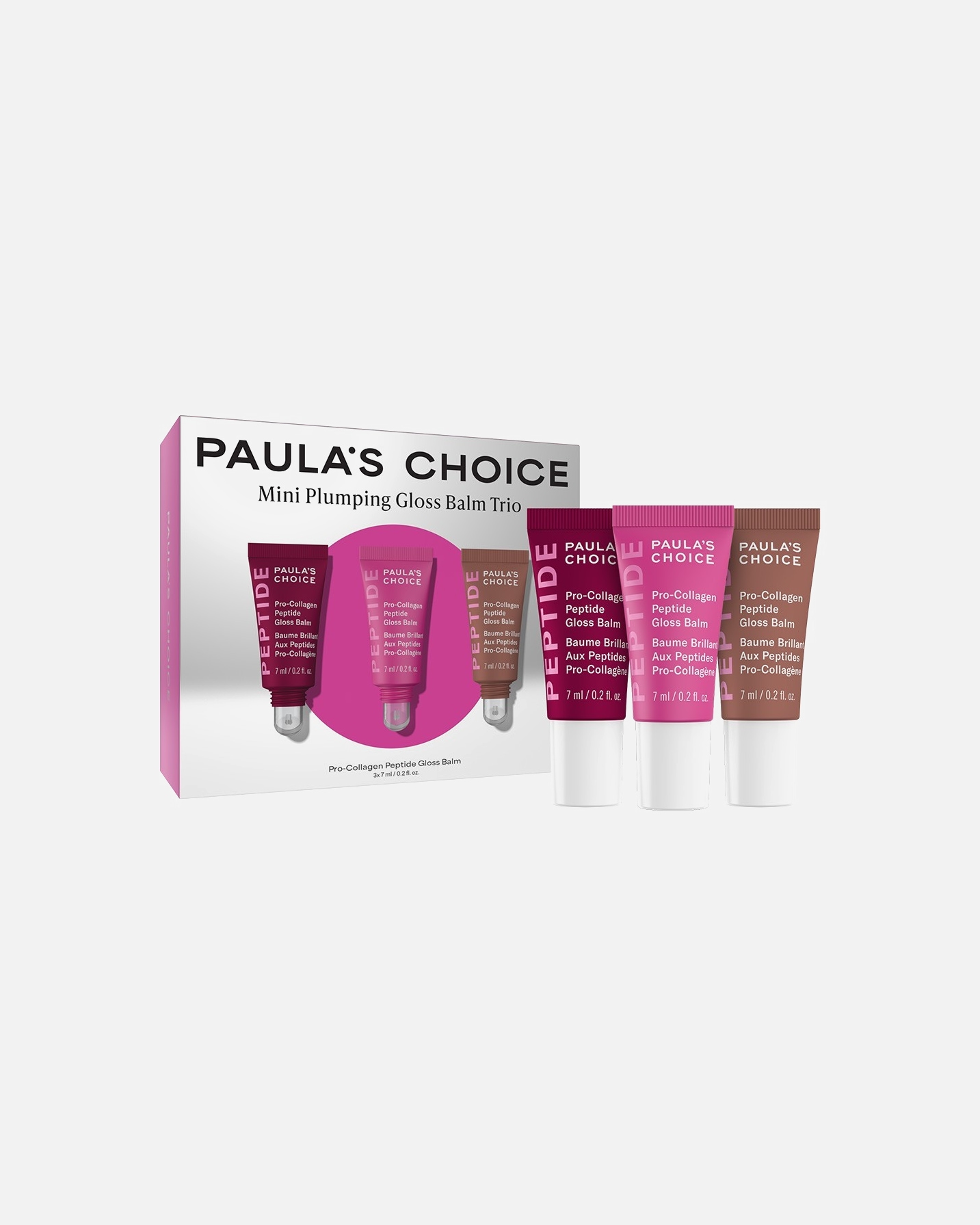 Lippen Make-up Set für Unisex Paula's Choice Pro-Collagen Peptide Gloss Balm Mini Trio 15 ml