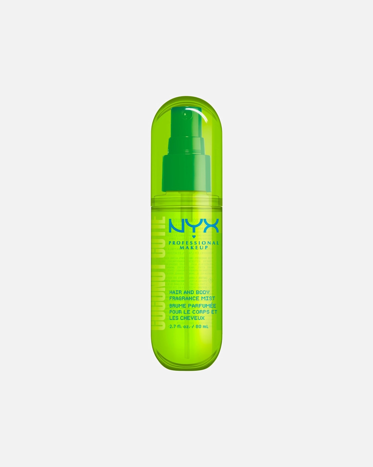 Bodyspray für Unisex NYX Professional Makeup Fat Oil Body Fat Oil Haar- und Körperspray Coconut Cutie, Kokos- & Pfirsichduft 80 ml