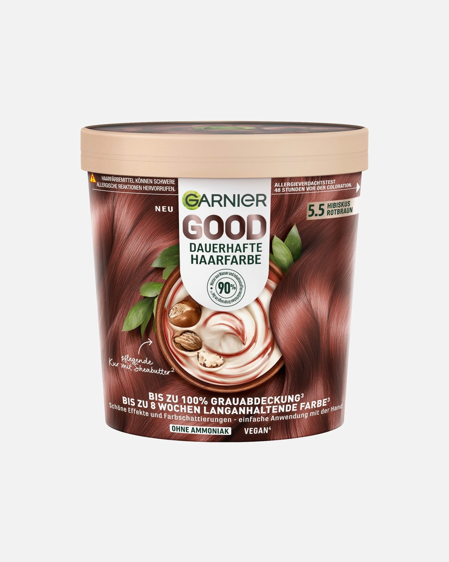 Haarfarbe für Unisex Garnier Good 5.5 - HIBISKUS ROTBRAUN