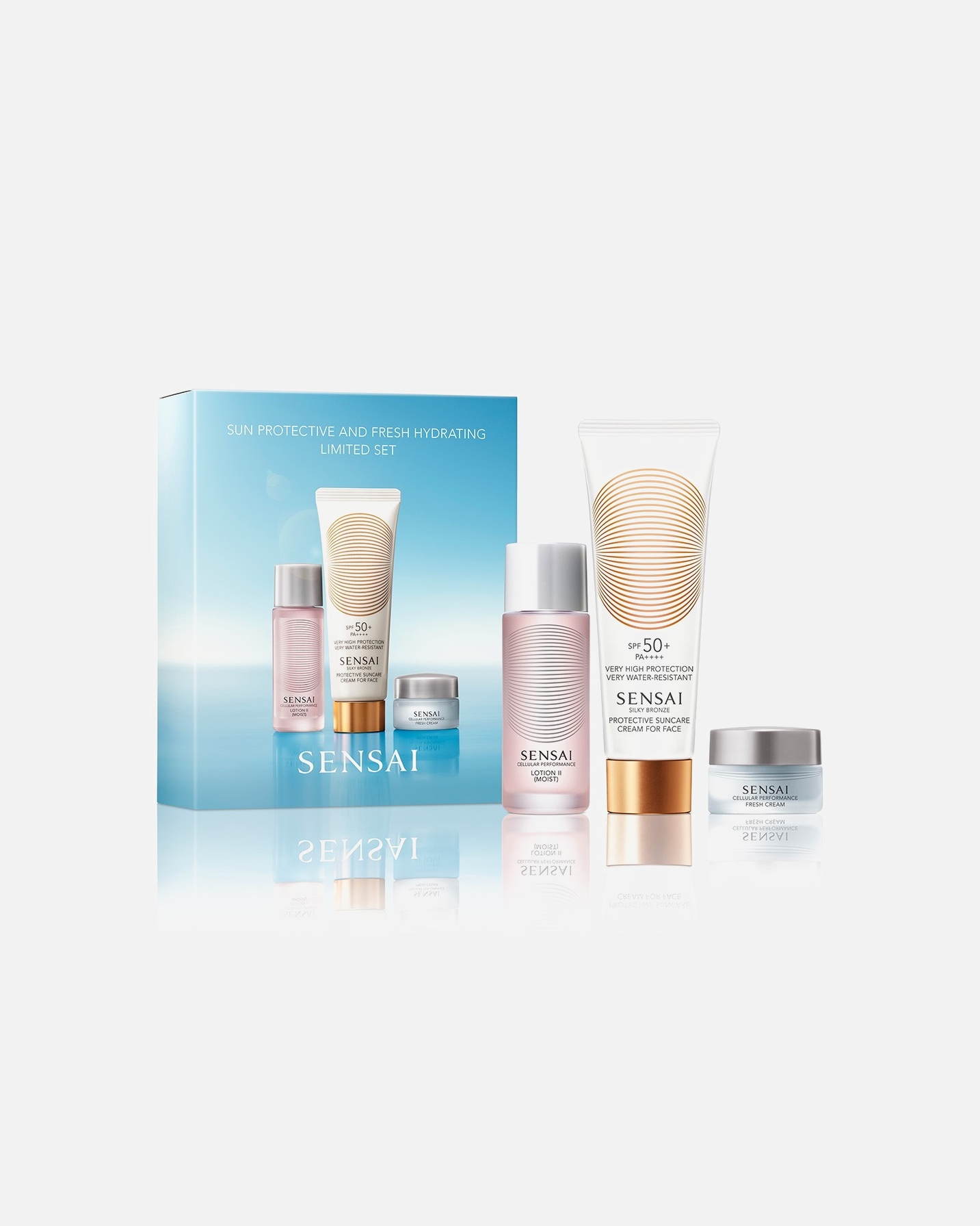 Gesichtspflegeset für Unisex SENSAI Silky Bronze SUN PROTECTIVE AND FRESH HYDRATING LTD 1 Stück