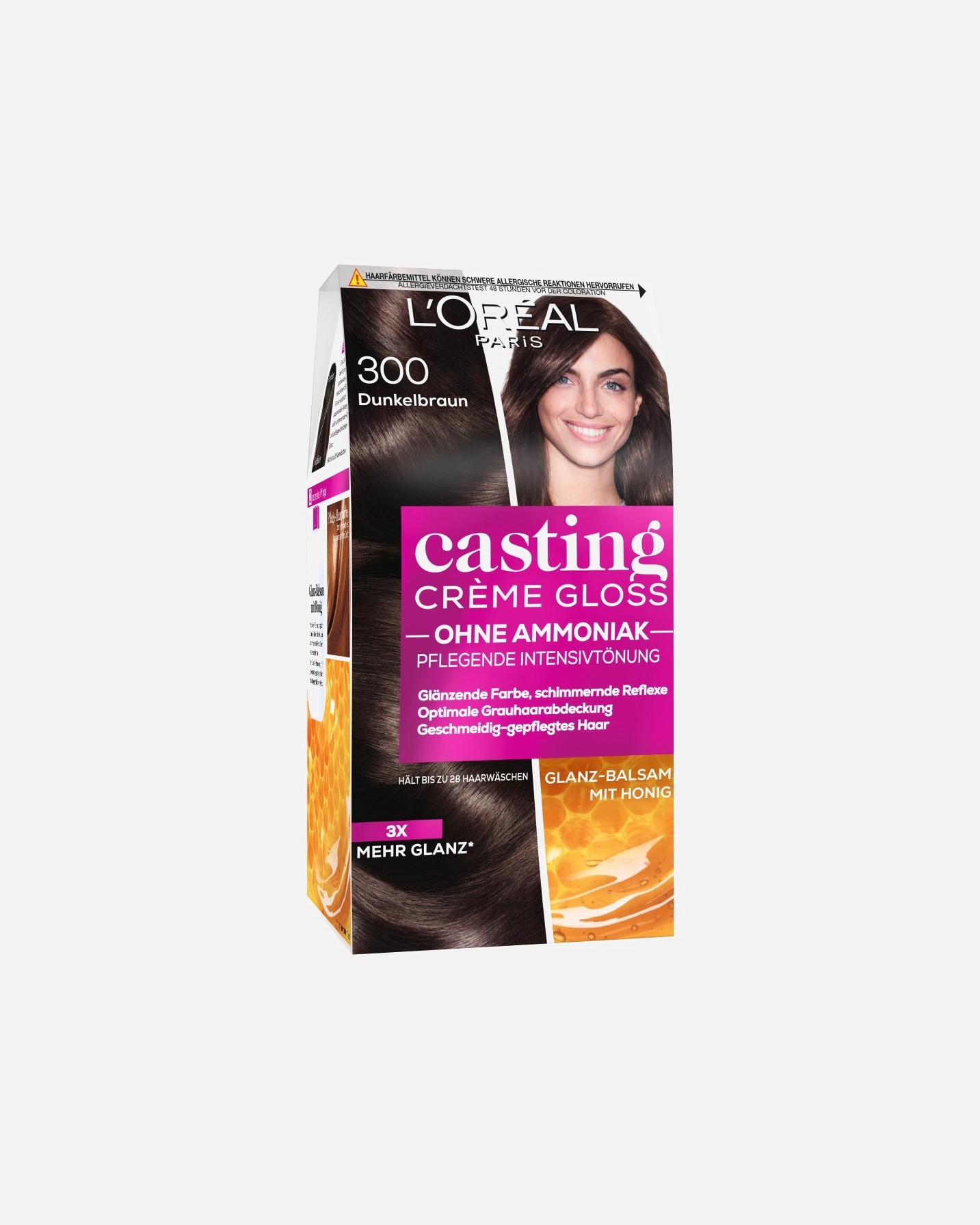 Haarfarbe für Unisex L’Oréal Paris Casting Crème Gloss Pflegend Nr. 300 - Dunkelbraun