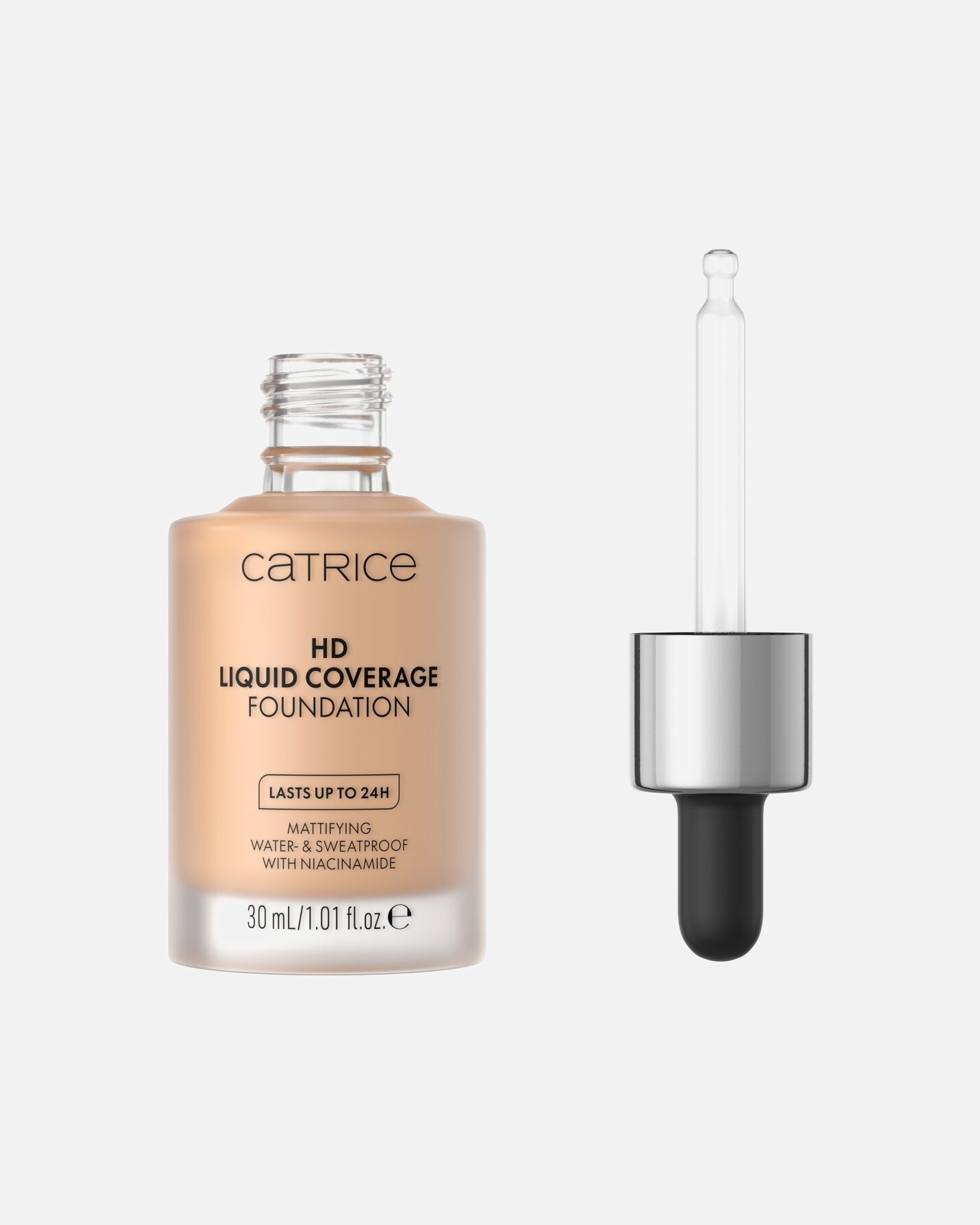 Foundation für Weiblich Catrice HD Liquid Coverage 040 - WARM BEIGE