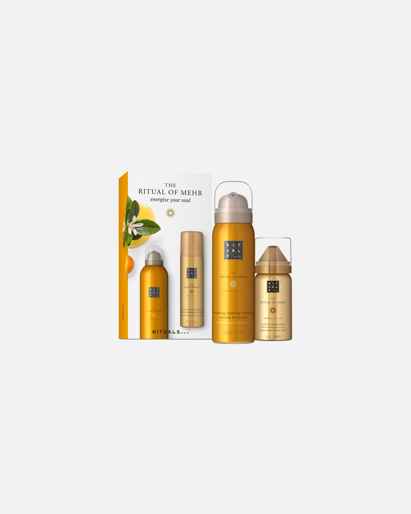 Coffret soin corps for UnisexeRitualsThe Ritual of MehrShower Gel (50 ml) & Body Lotion (30 ml)