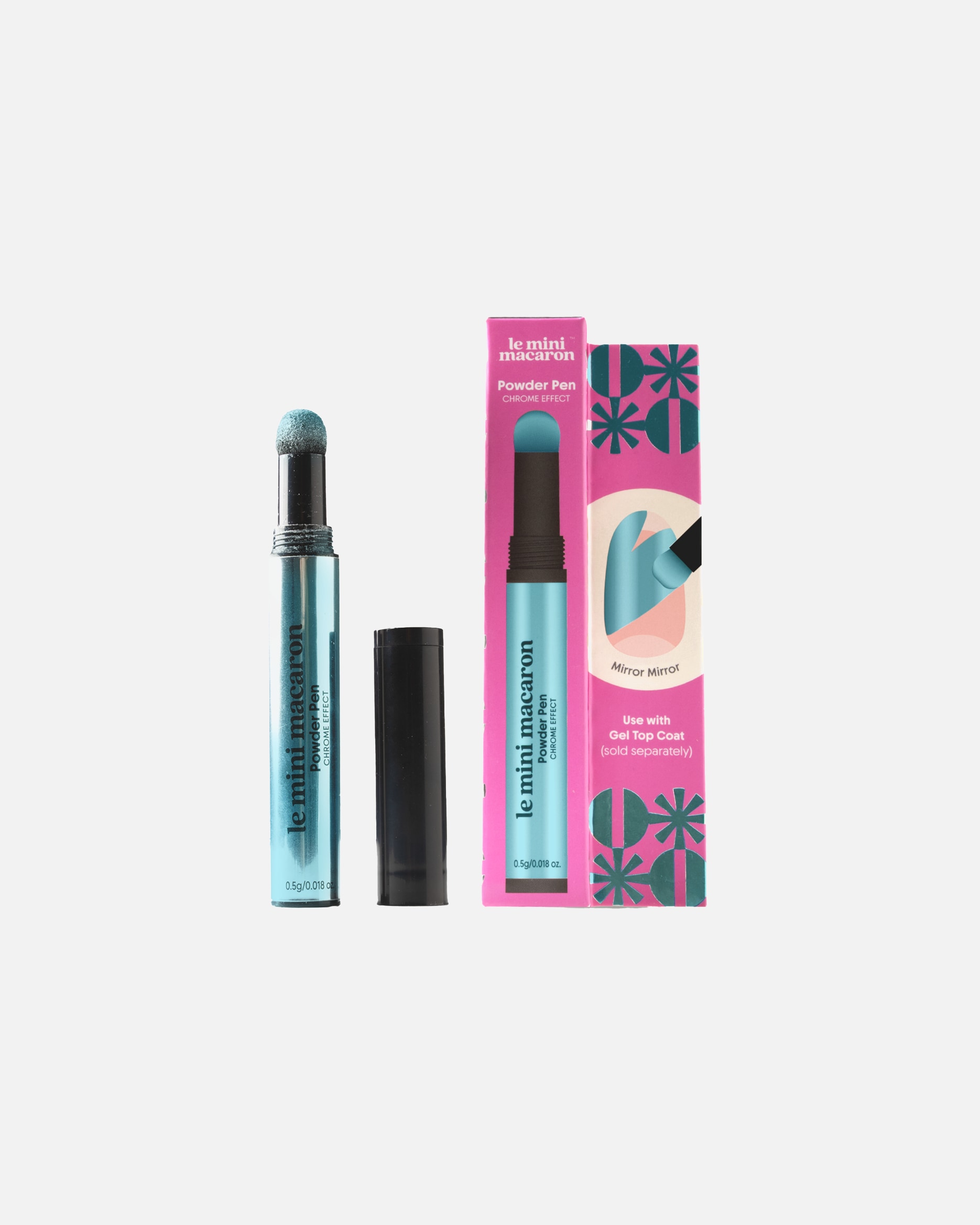 Manucure for UnisexeLe Mini MacaronChrome Powder PenCYBER BLUE