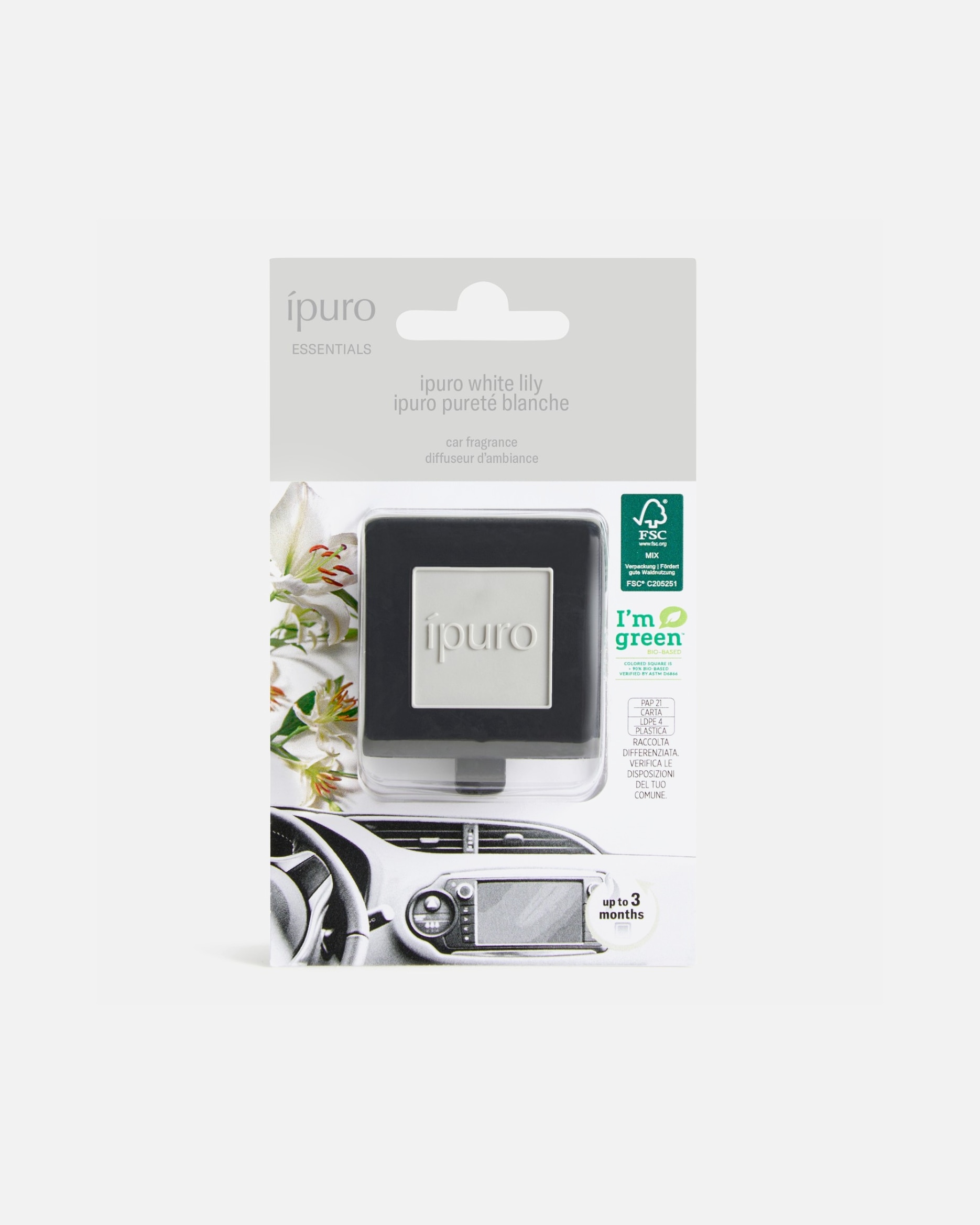 Autoduft für Unisex ipuro White Lily 1 Stück