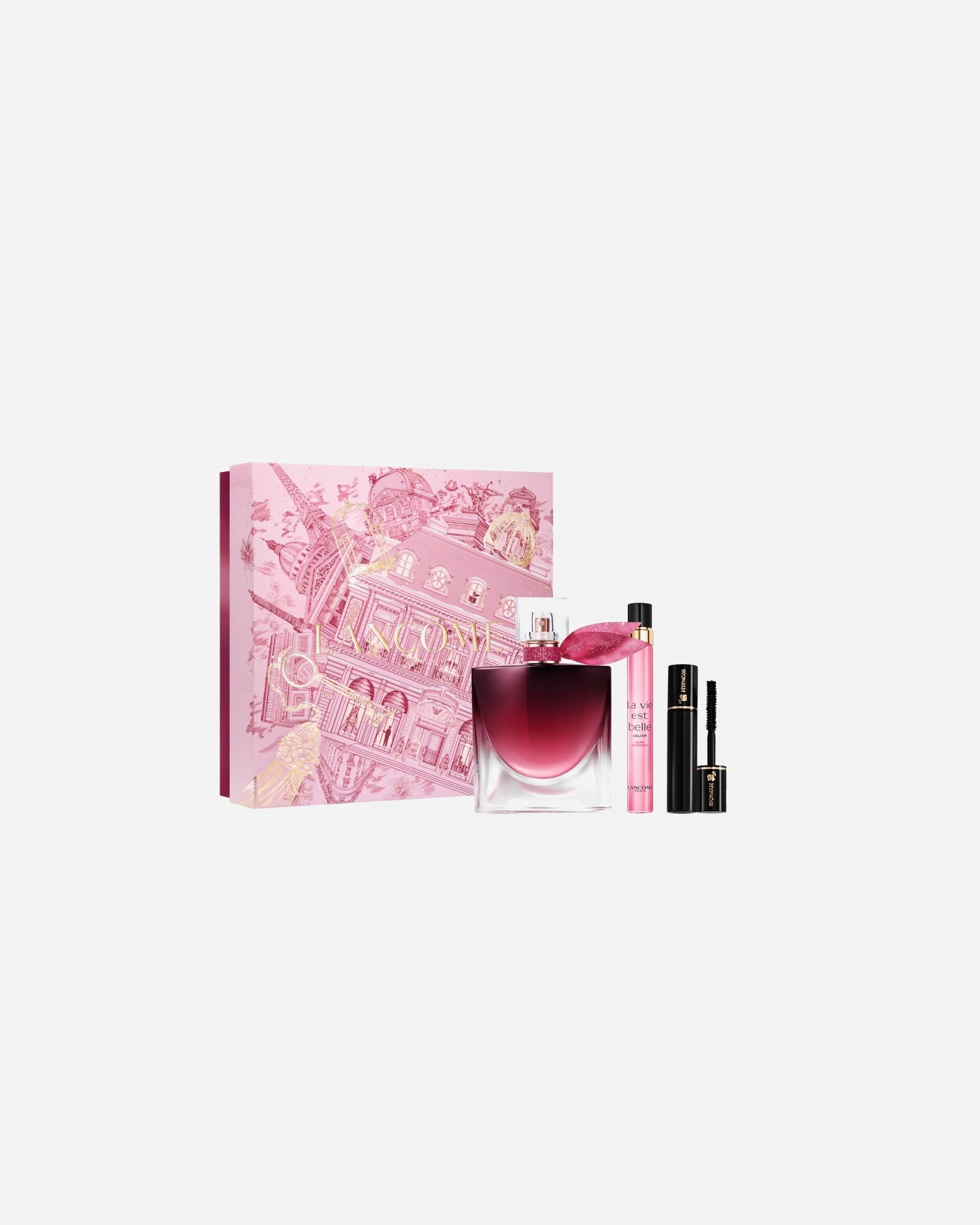 Duftset für Weiblich Lancôme La vie est belle Very Cherry 50 ml + 10 ml + Mini Hypnose Mascara 1 Stück