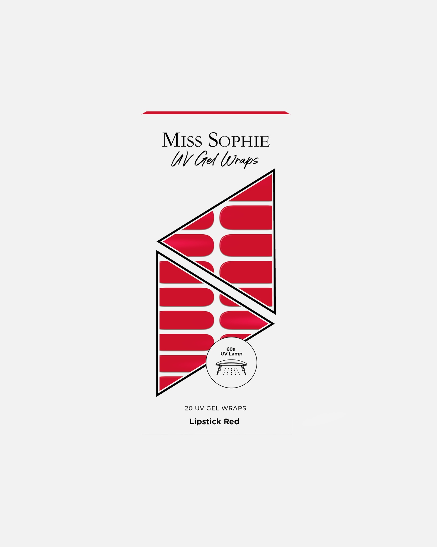 Nagelsticker für Unisex Miss Sophie LIPSTICK RED
