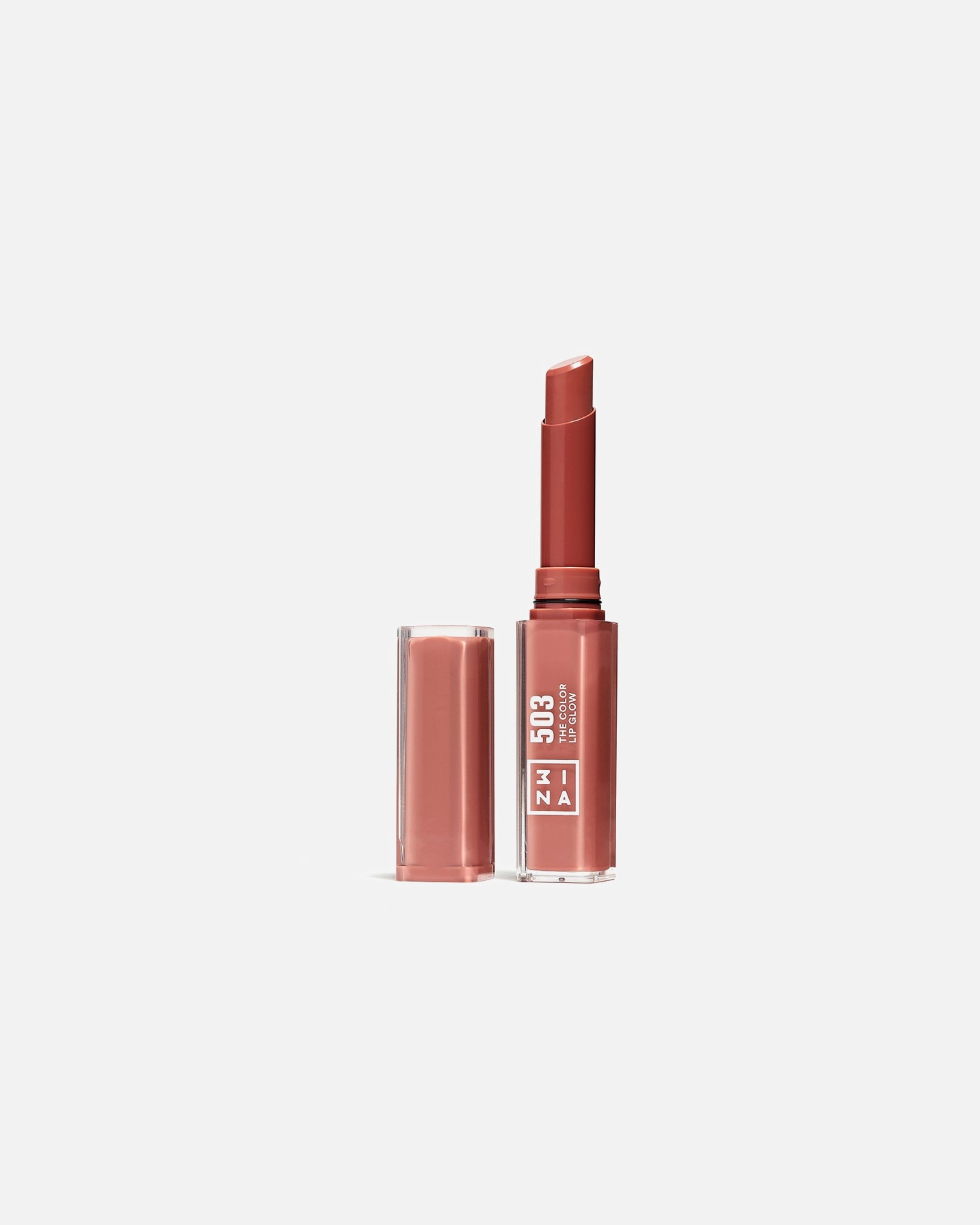 Lippenstift für Unisex 3INA The Color Lip Glow Nr. 503 - Nude Pink