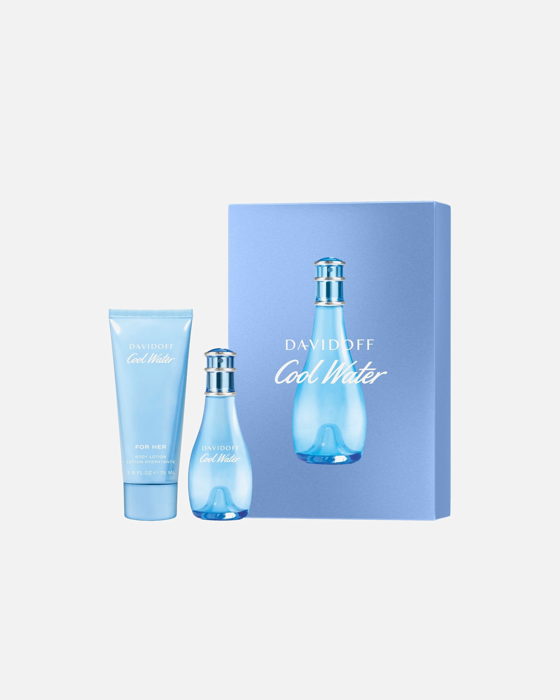 Coffret parfum for FemmeDavidoffCool Water WomanSet cadeau pour elle1 pièce