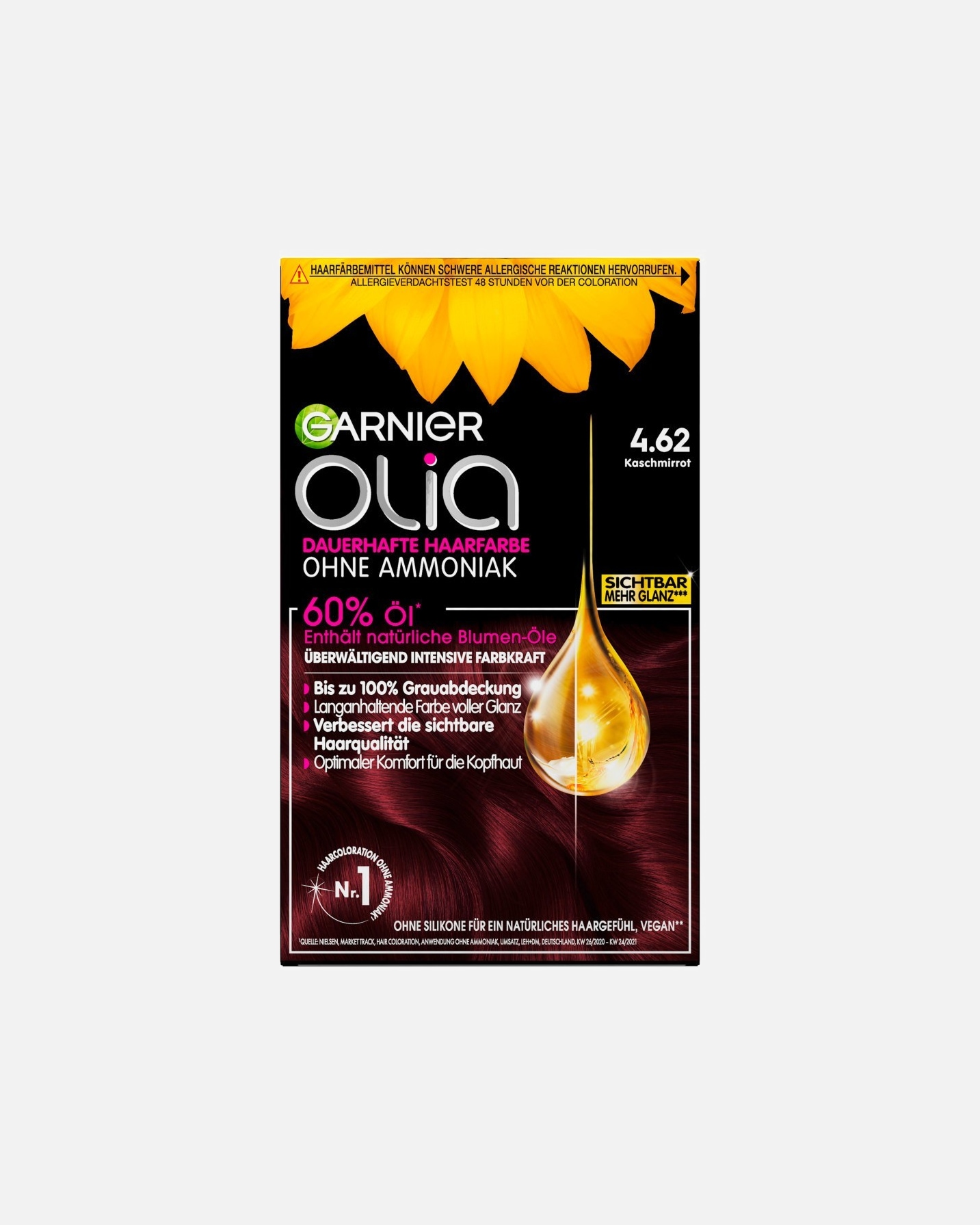 Haarfarbe für Unisex Garnier Olia Intensivcoloration 4.62