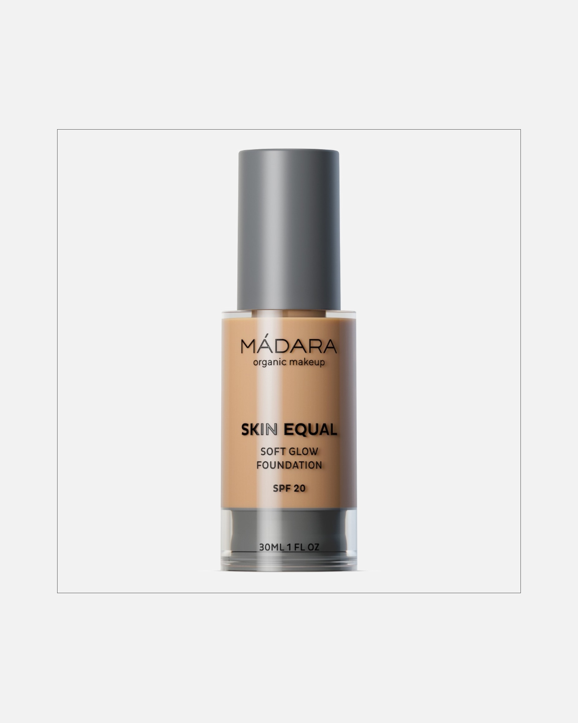 Foundation für Unisex MÁDARA Make Up Skin Equal Grundierung Für Ein Sanftes Strahlen Spf 15 #40 SAND