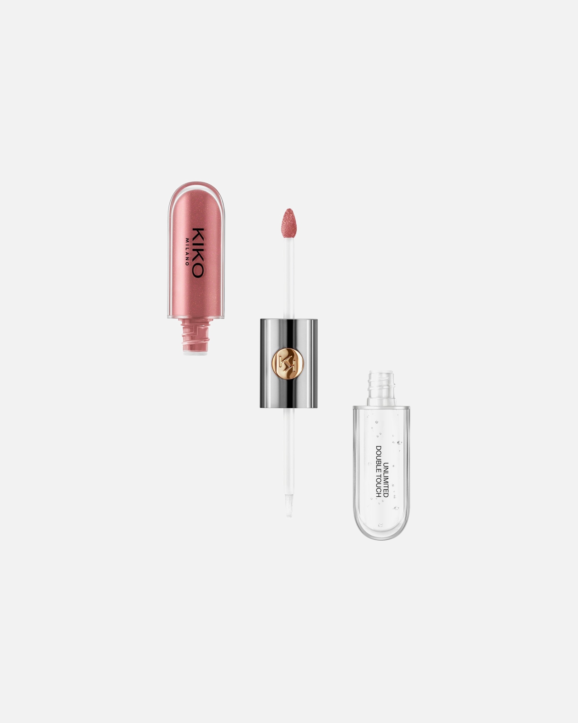 Lipgloss für Weiblich KIKO Milano Default Brand Line Unlimited Double Touch 120 - ROSY MAUVE