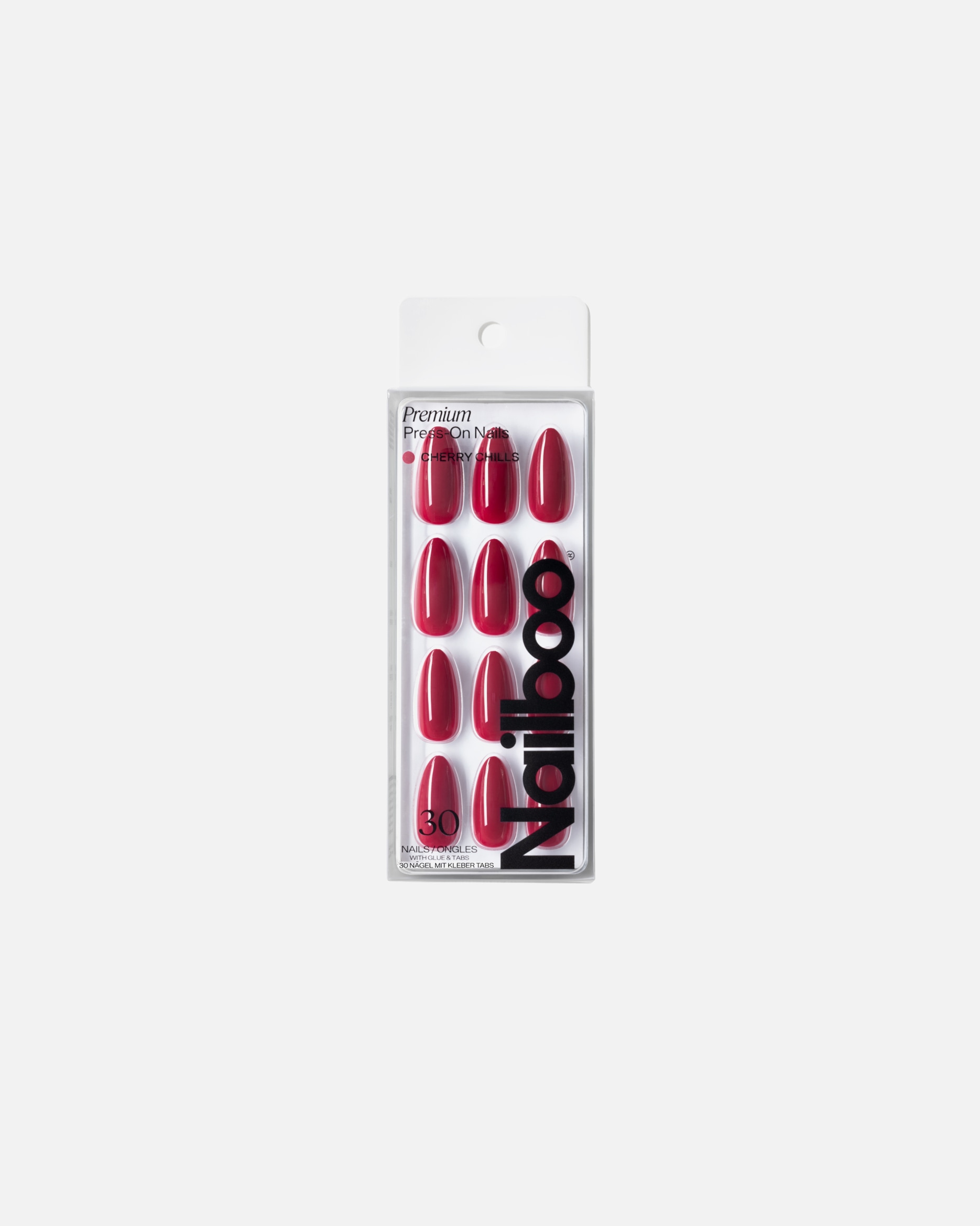 Kunstnägel für Unisex Nailboo Default Brand Line Premium Press-On CHERRY CHILLS
