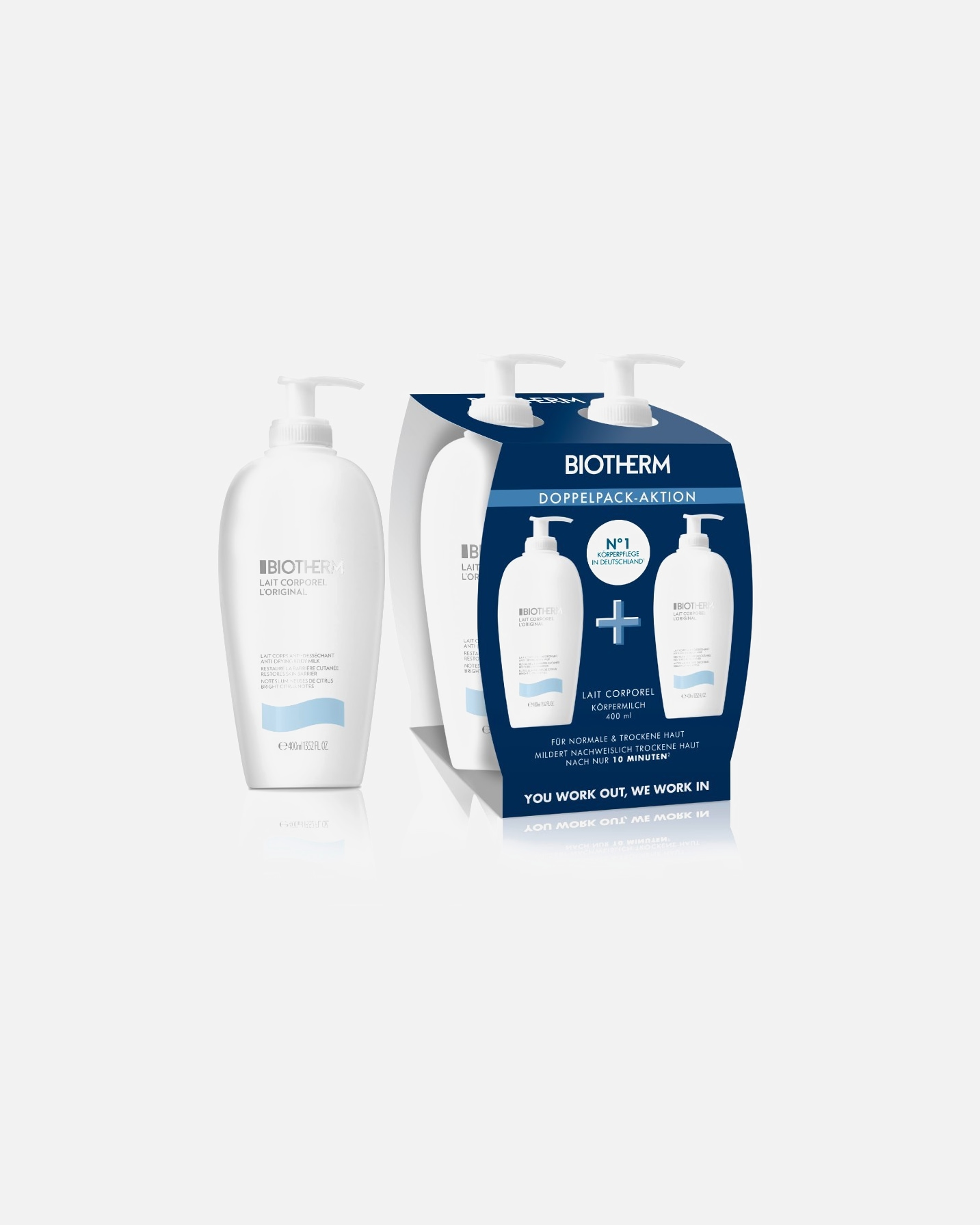 Körperpflegeset für Weiblich Biotherm Lait Corporel L'Original Doppelpack 1 Stück