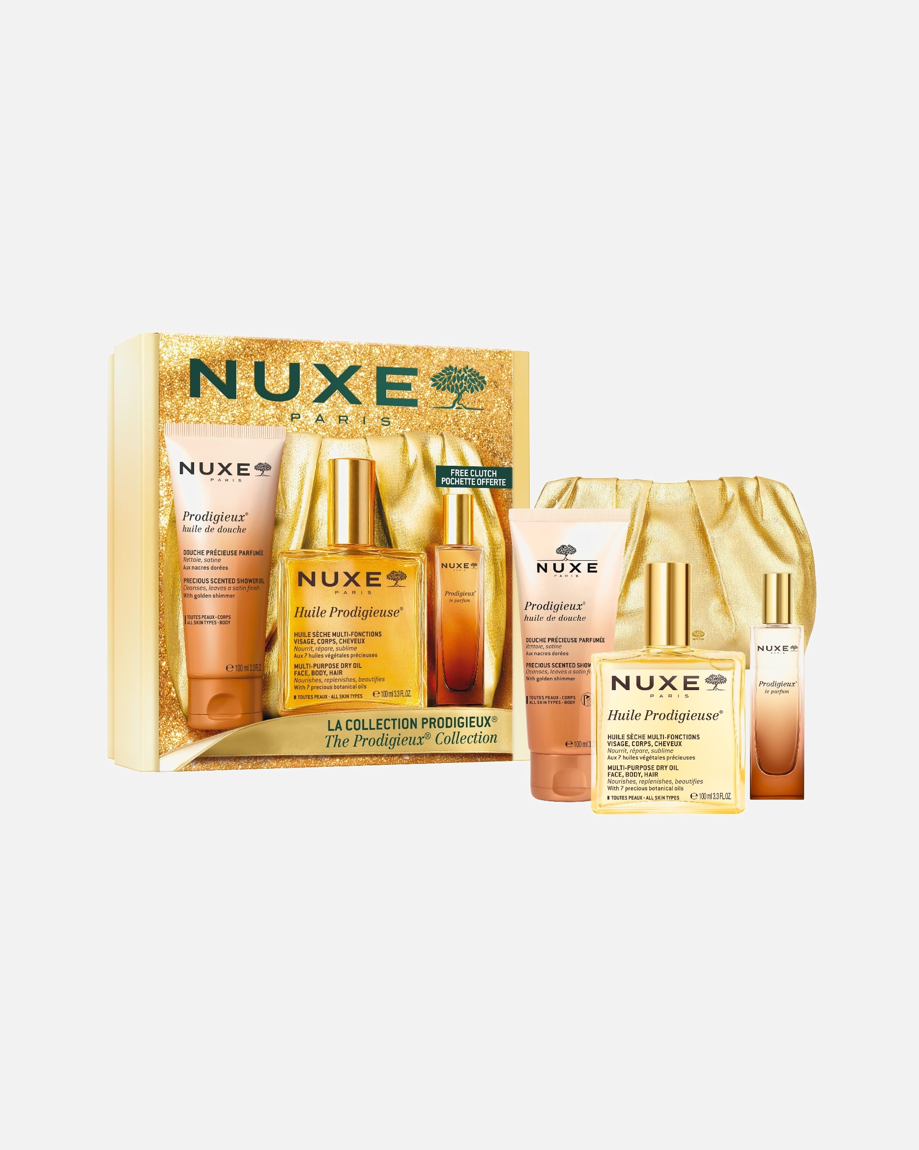 Coffret soin corps for UnisexeNUXEHuile Prodigieuse®Coffret Noël La Collection Prodigieux®1 unité