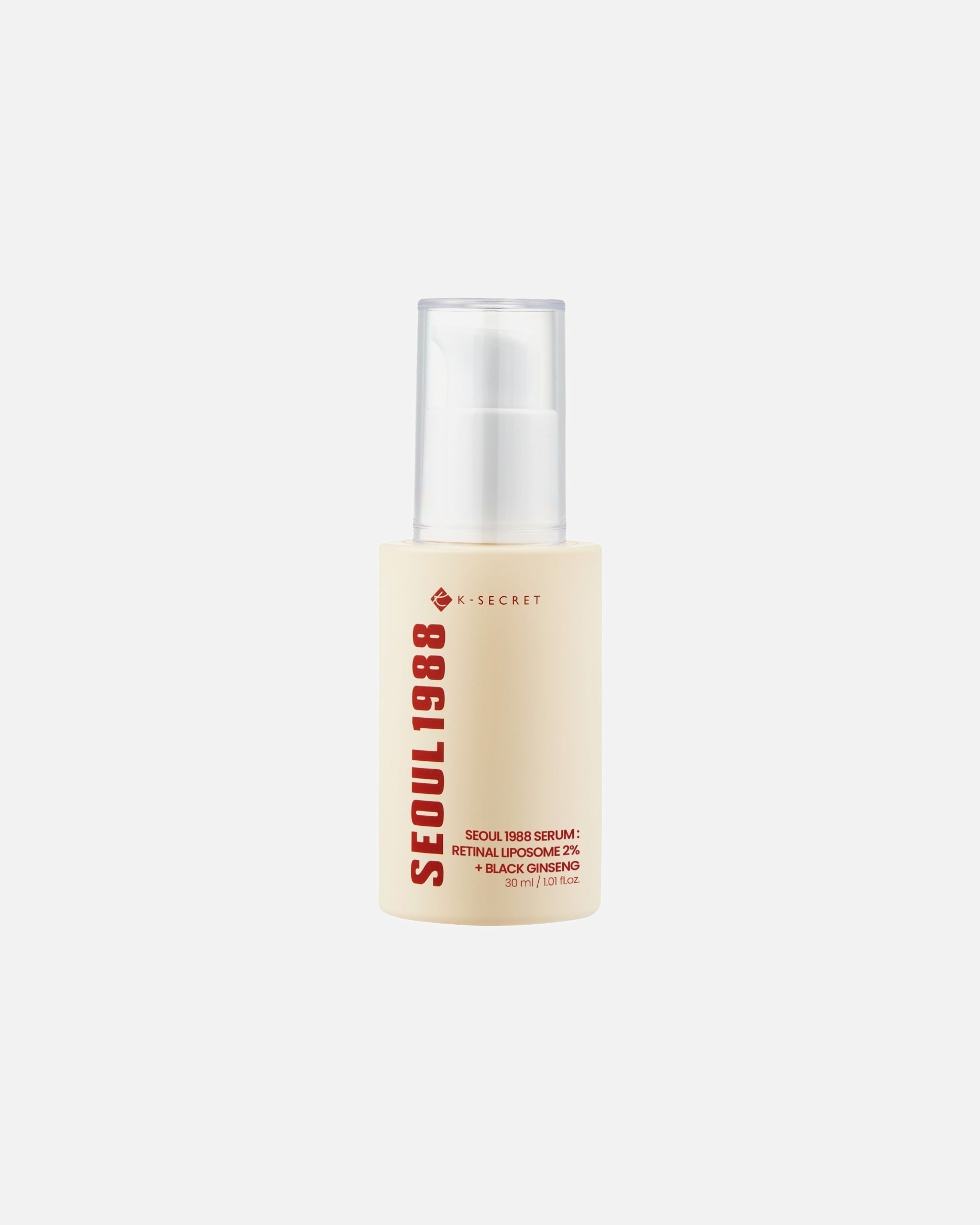 Anti-Aging Serum für Unisex K-SECRET SEOUL 1988 Serum : Retinal Liposome 2% + Black Ginseng 30 ml