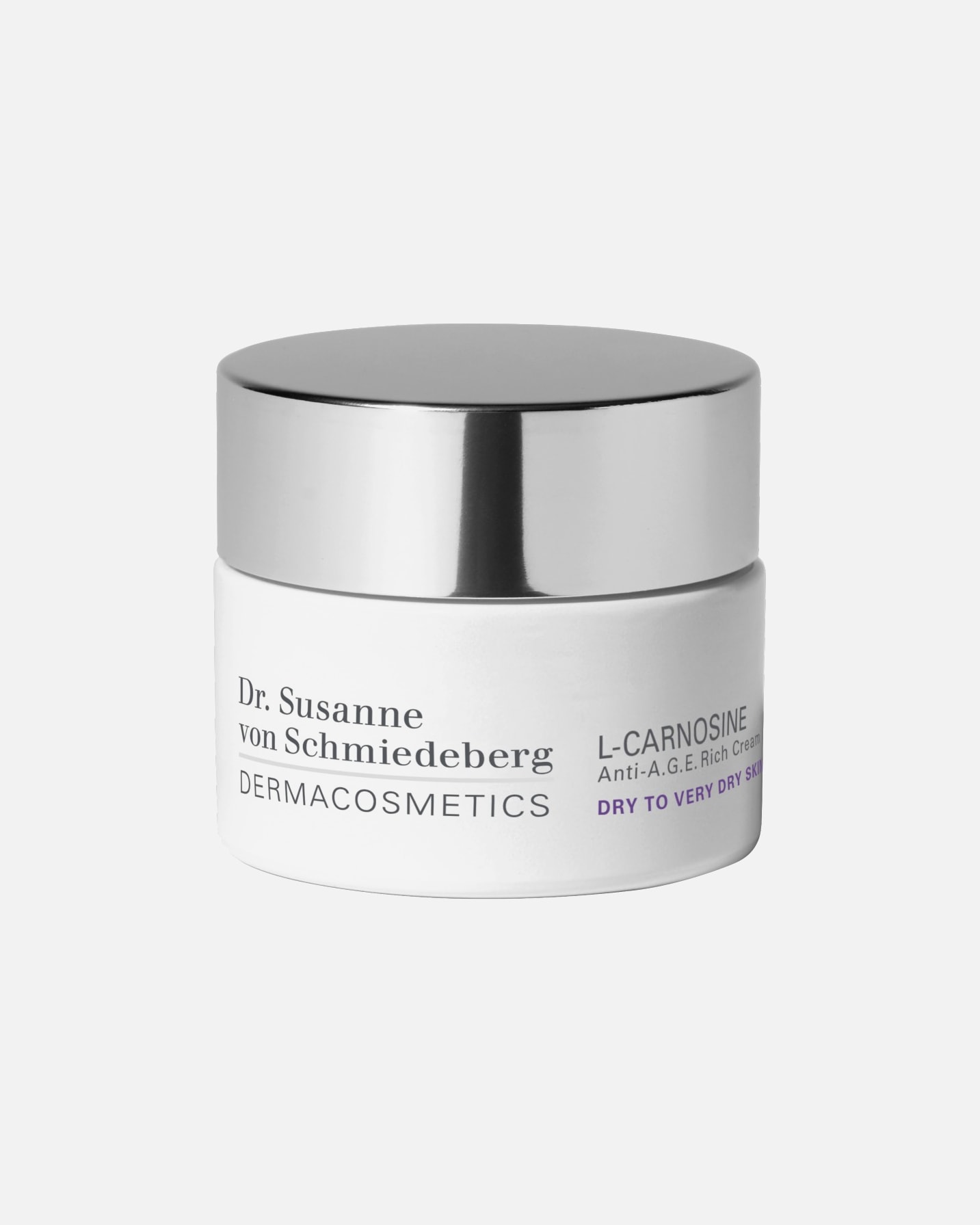 Gesichtscreme für Unisex Dr. Susanne von Schmiedeberg L-Carnosine Anti-A.G.E. Dry to Very Dry 50 ml